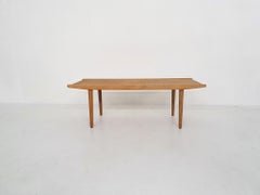 Table basse moderne scandinave en chêne de Frem Rojle, Danemark, années 1960