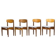 Scandinavian Modern Oak Dining Chairs by Jørgen Baekmark for FDB, Denmark, 1950s