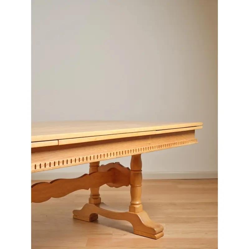 Scandinavo moderno Tavolo da pranzo a cavalletto grande The Modern Scandinavian Oak in vendita
