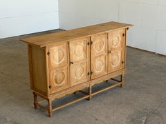 Scandinavian Modern Oak Sideboard, Brutalist, Otterup Møbelfabrik, 1965