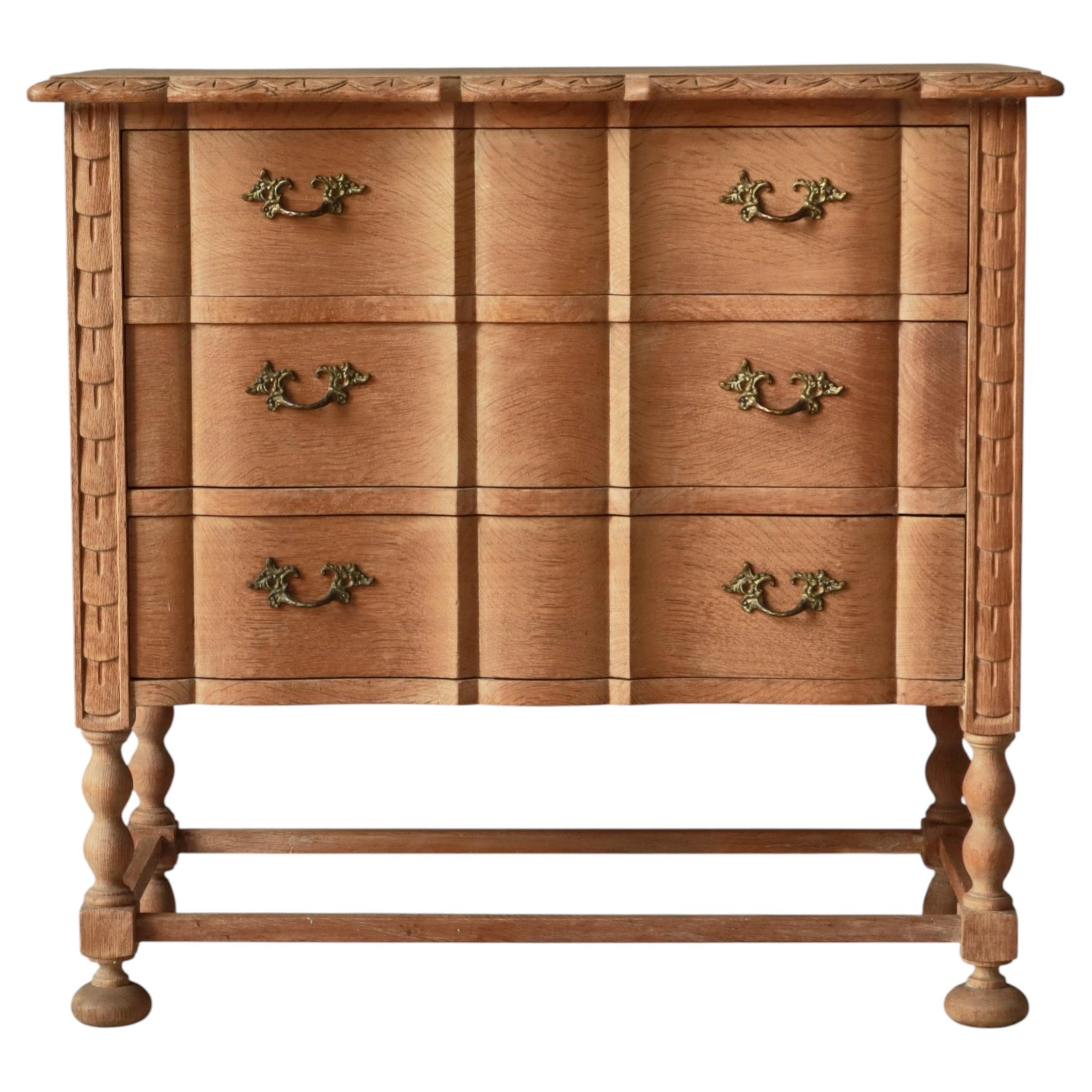Scandinavian Modern Oakwood Chest of Drawers by Henry Kjærnulf, 1960s, Denmark