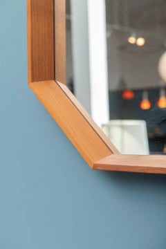Scandinavian Modern Octagonal Mirror