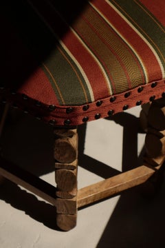 Scandinavian Modern Octagonal Stool in Henning Kjærnulf Style, Denmark, 1960s
