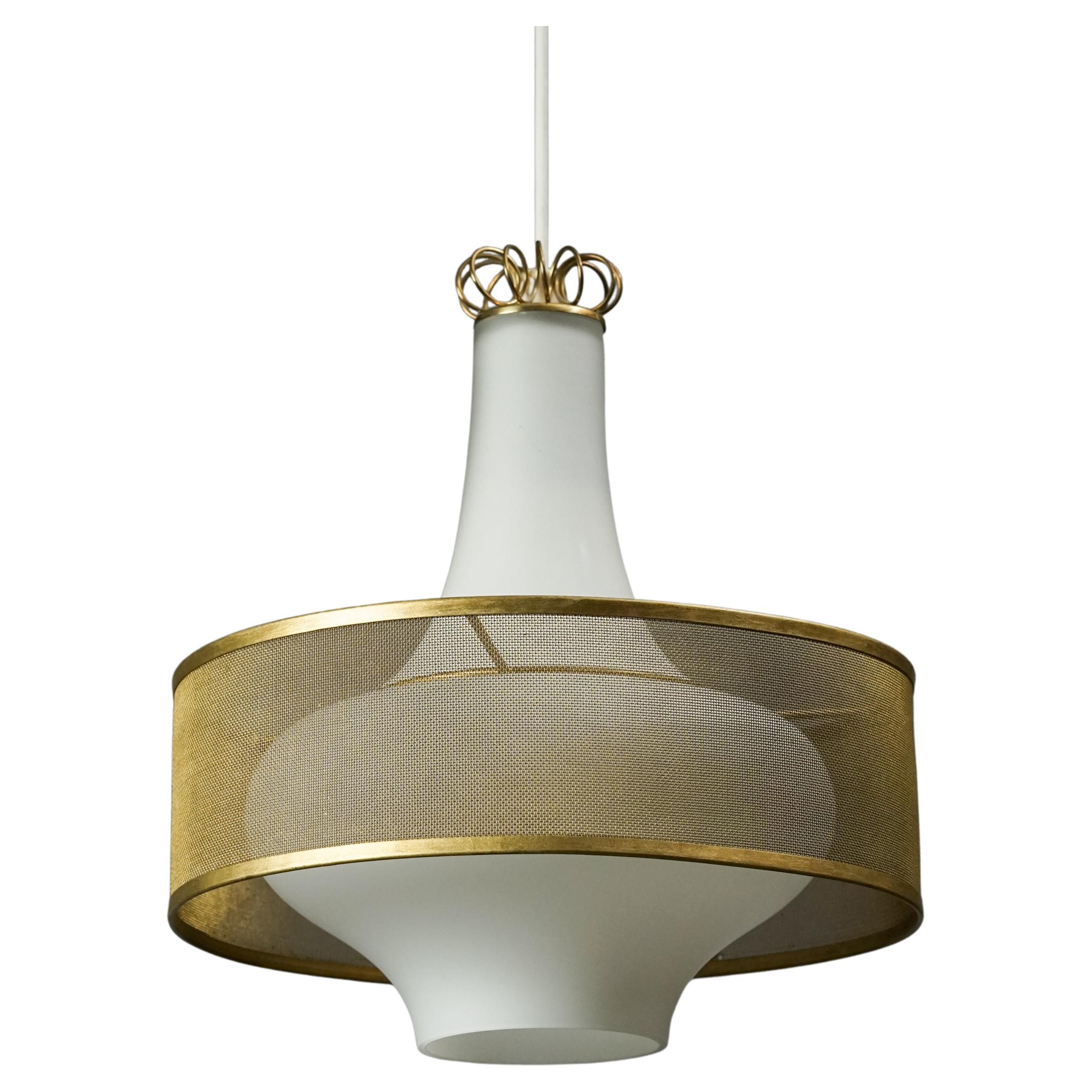 Pendant Light by Maria Lindeman for Idman, 1950s For Sale at 1stDibs