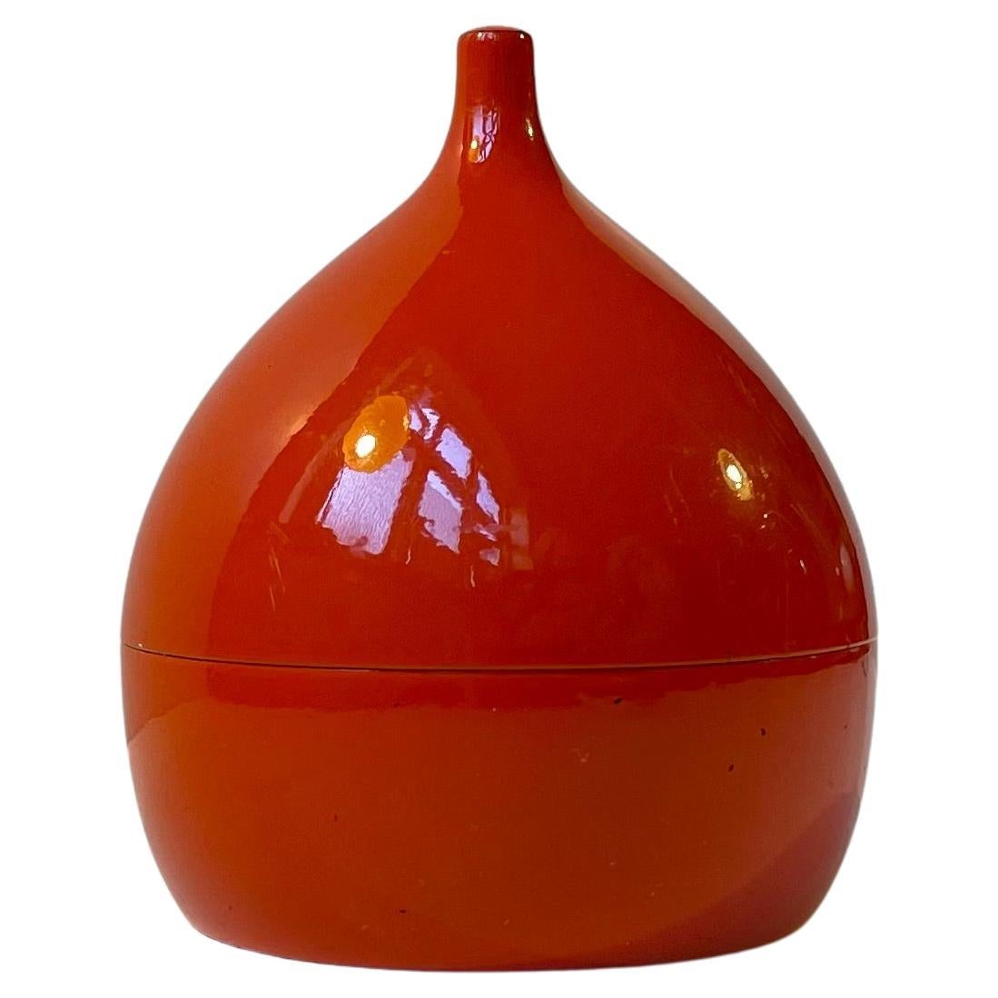 Dessous de verre en résine orange The Modernity de Laurids Lønborg, années 1960