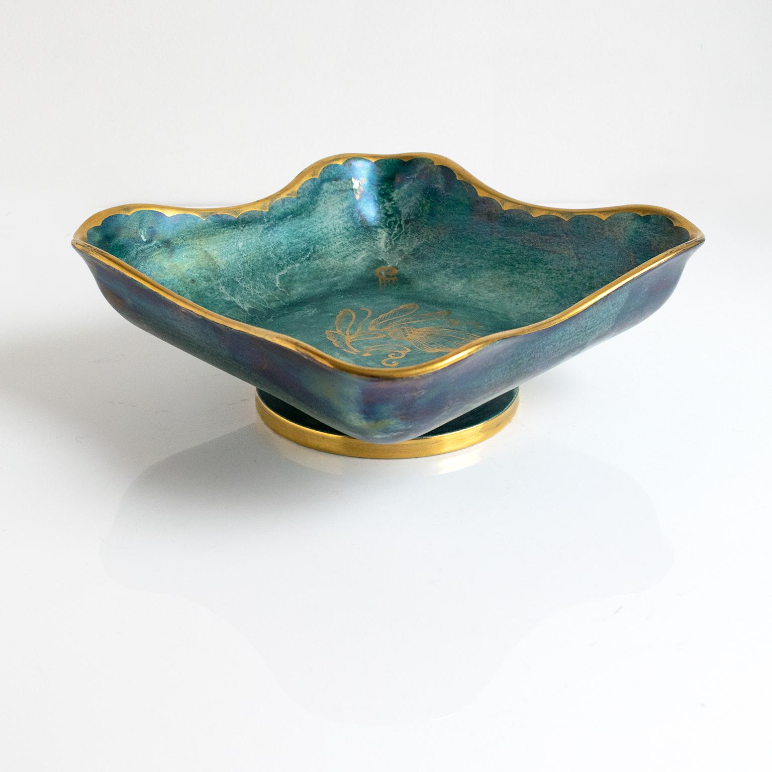 Scandinavian Modern Organic Form Bowl by Josef Ekberg In Excellent Condition In New York, NY