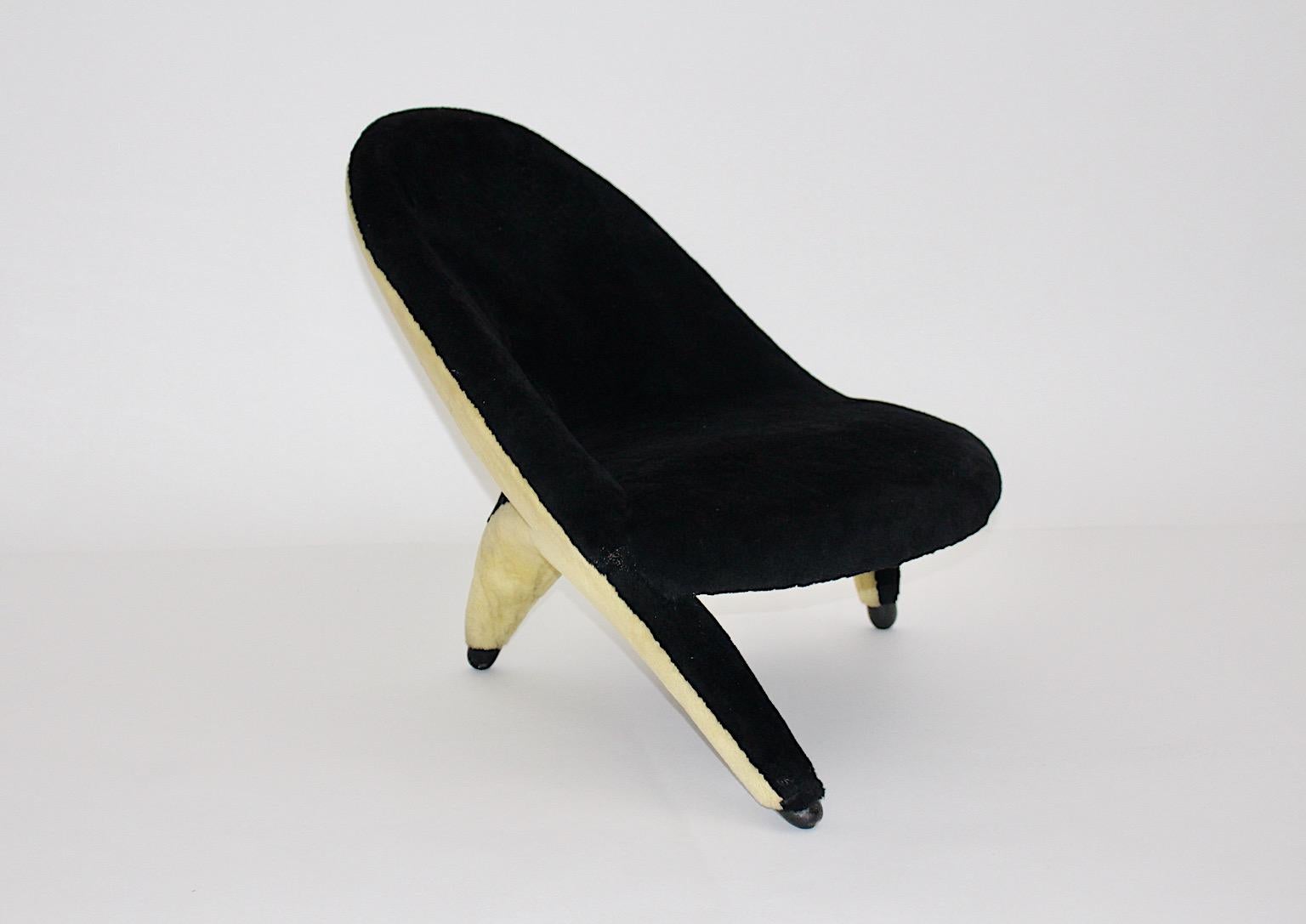 Scandinavian Modern Organic Two Lounge Chair Arabesque Folke Jansson 1955 Sweden For Sale 2