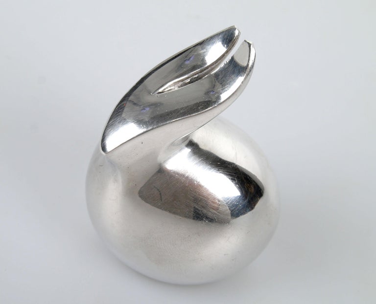 Scandinavian Modern Original Dansk Design Silver Plate Bunny, Rabbit ...