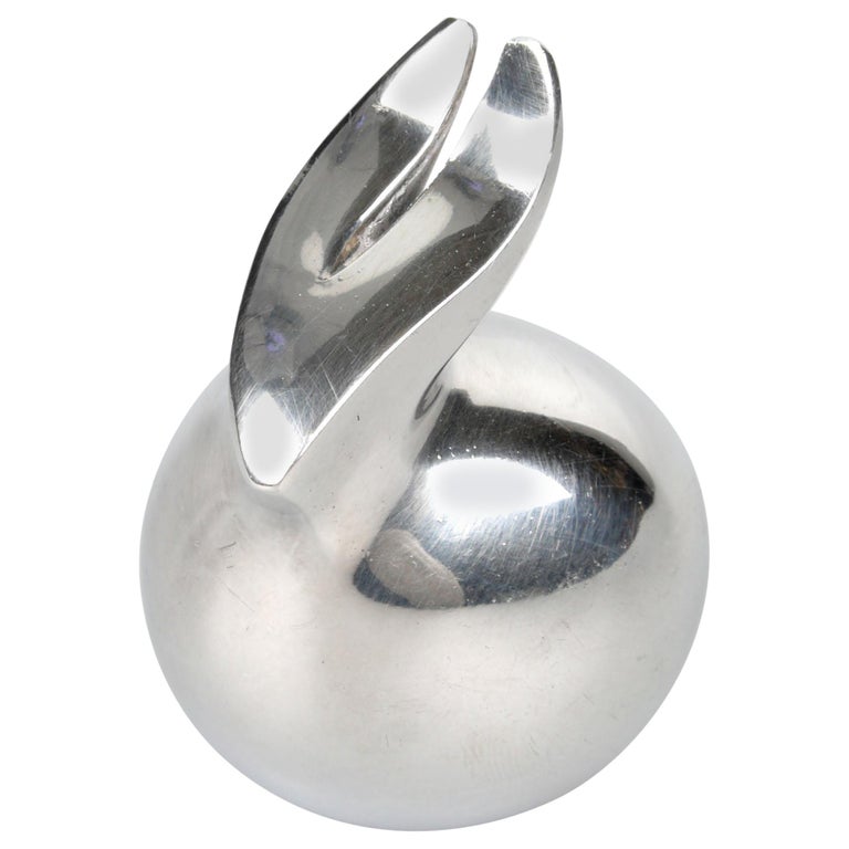 Scandinavian Modern Original Dansk Design Silver Plate Bunny, Rabbit ...