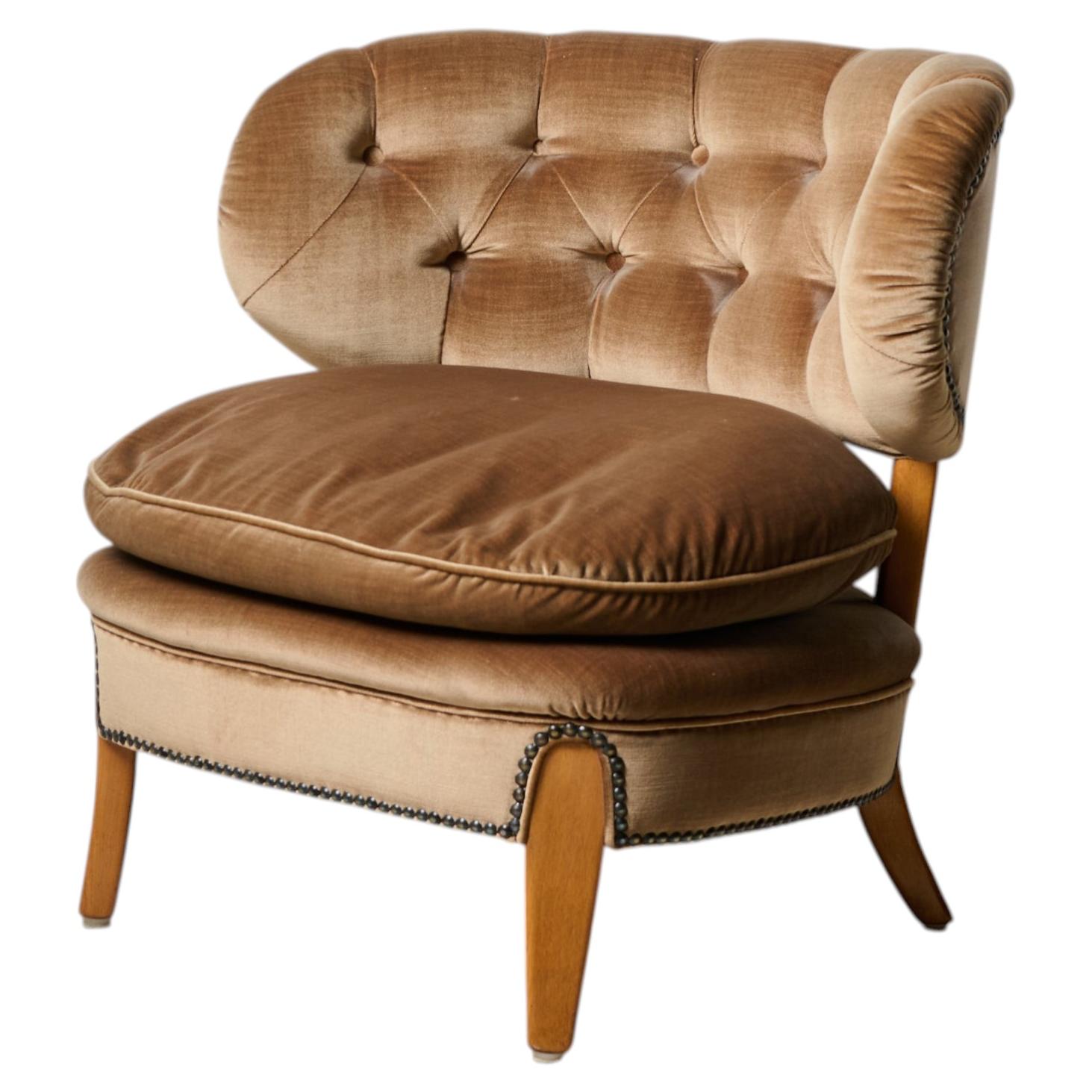Scandinavian Modern Otto Schulz "Boet" Lounge Chair, Mid-20th Century Design