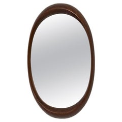 Scandinavian Modern Oval Wall Mirror