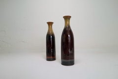 Scandinavian Modern Pair of Ceramic Vases/Bottles Carl-Harry Stålhane Sweden