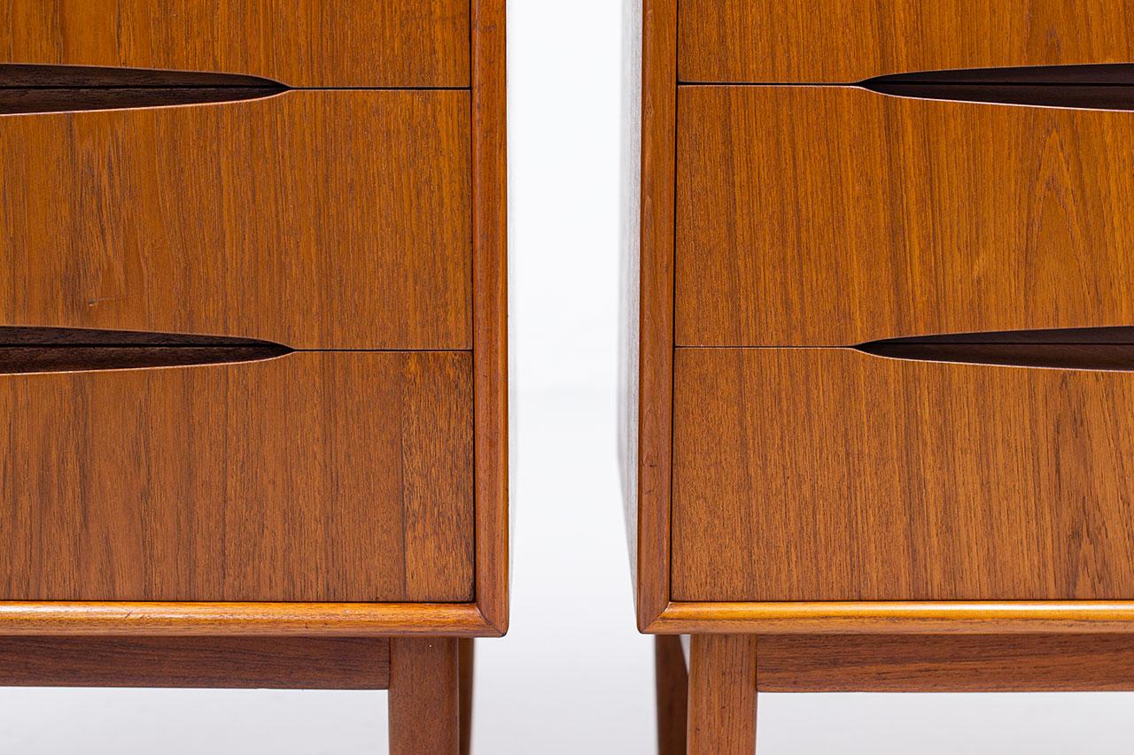 Scandinavian Modern Pair of Chest of Drawers by Kurt Østervig, 1950s 2