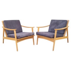 Par de sillones de estilo moderno escandinavo, Suecia, años 60