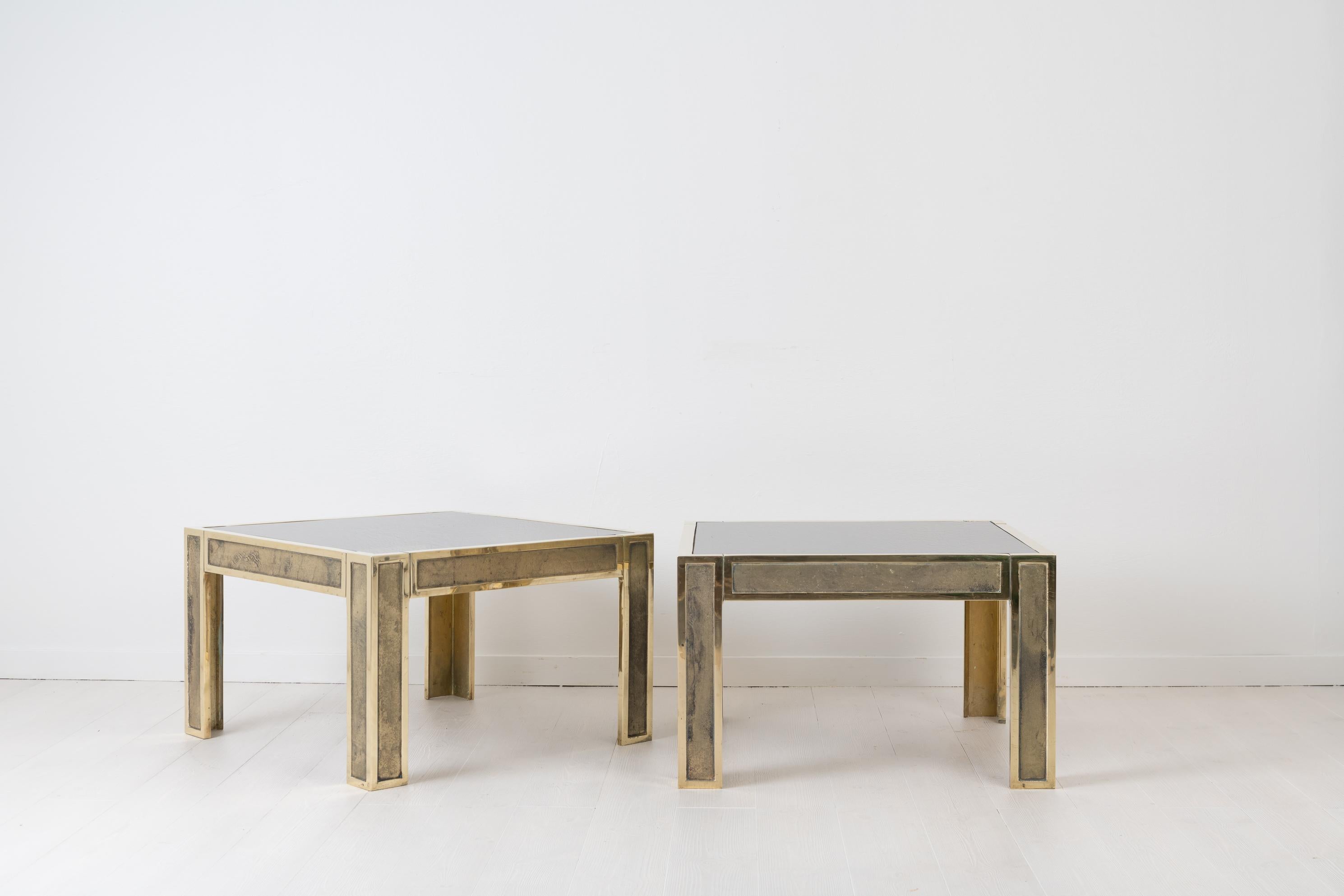 Scandinavian Modern Pair of Norwegian Side Tables In Good Condition For Sale In Kramfors, SE