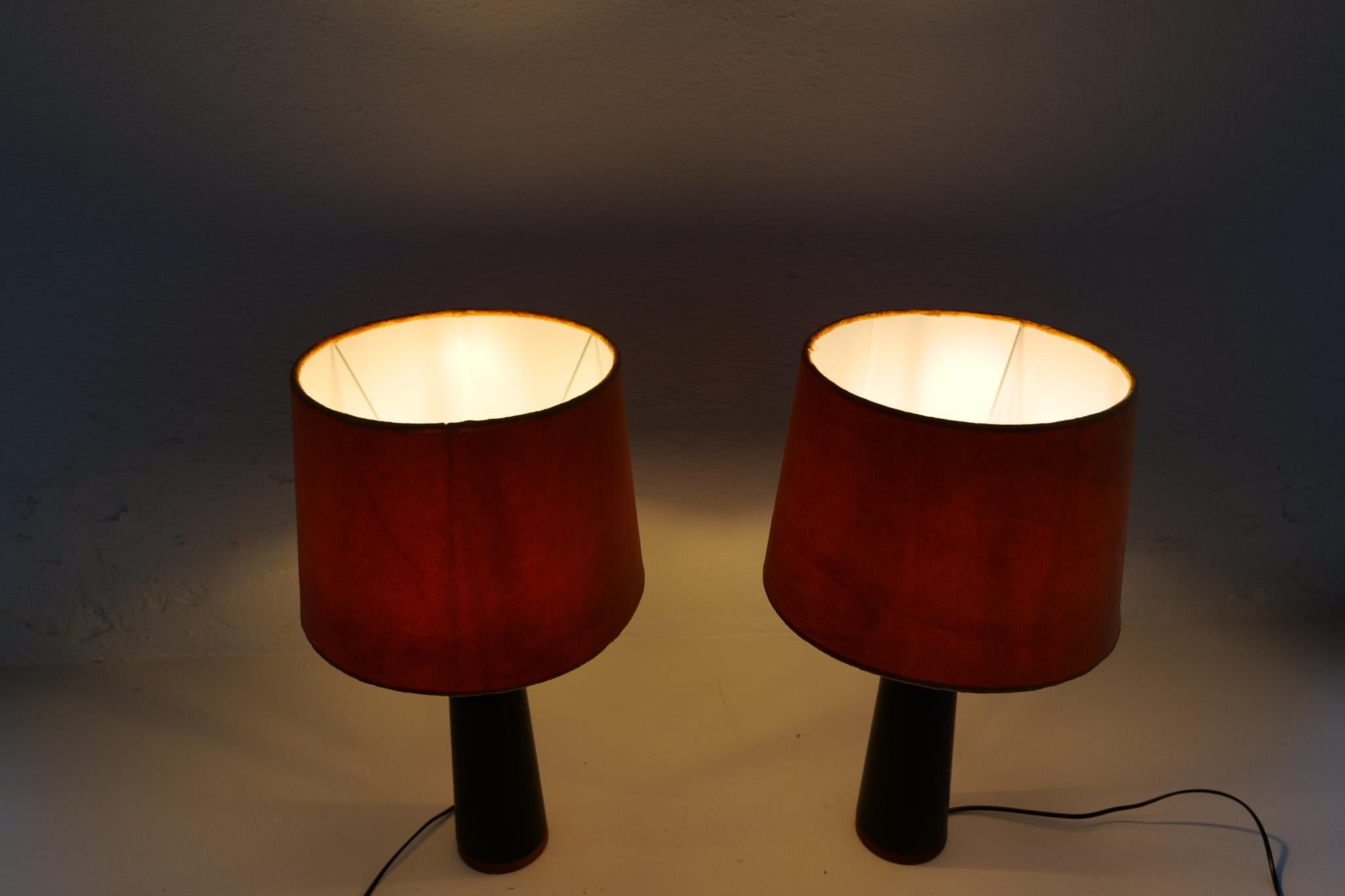 Scandinavian Modern Pair of Table Lamps Luxus, Sweden, 1970s For Sale 7