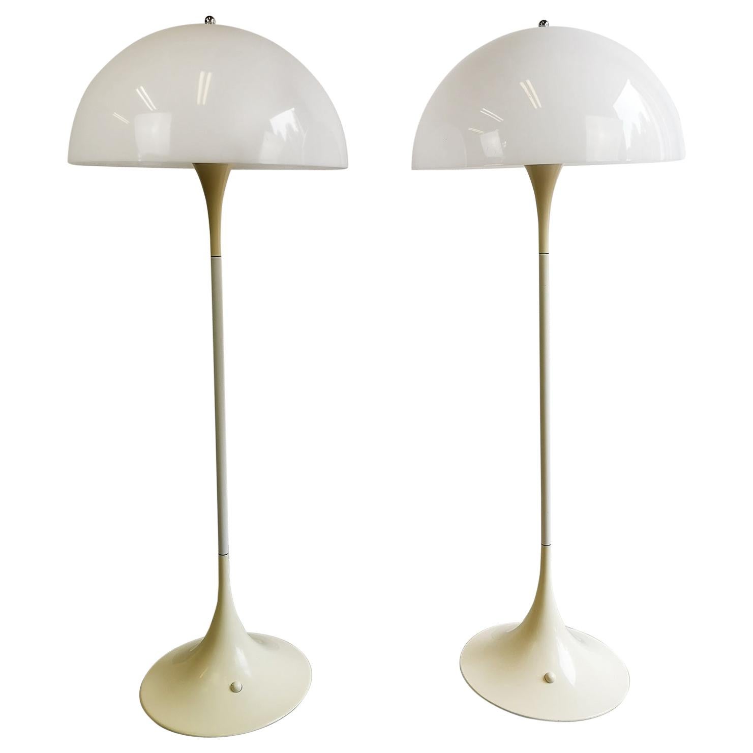 Scandinavian Modern Panthella Floor Lamp, Verner Panton, Denmark