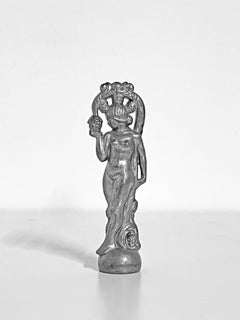 Skandinavisch-moderner Briefbeschwerer aus Zinn, ca. 1930er Jahre