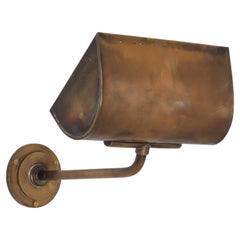 Lámpara de pared moderna escandinava de latón patinado de Palle Suenson, Dinamarca, años 30