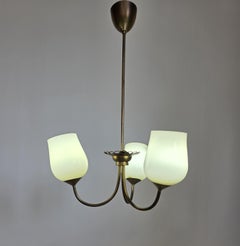 MCM Scandinavian Modern Chandelier By V. Soini 1950's
