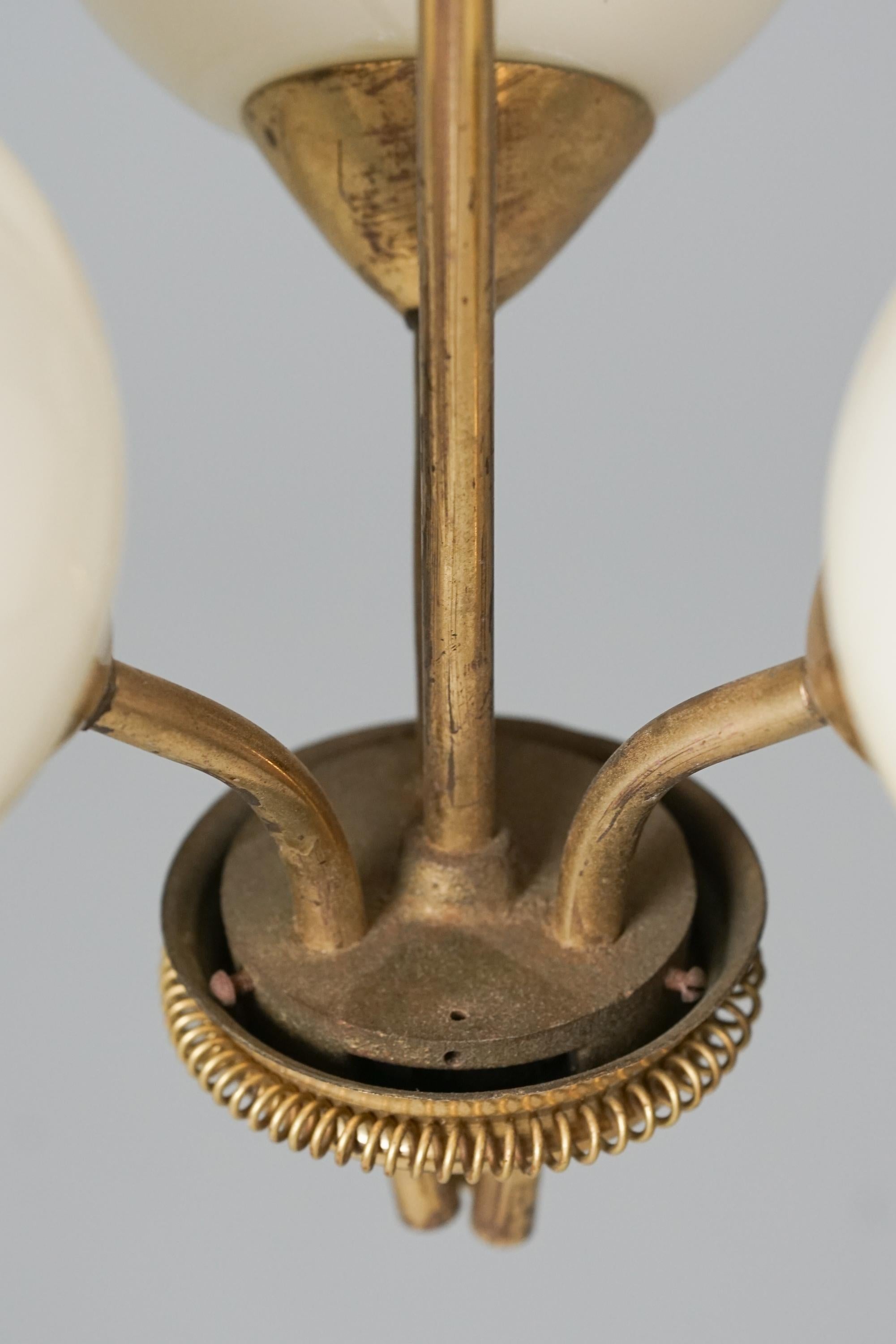 Laiton Pendentif The Modernity, Finlande, années 1950