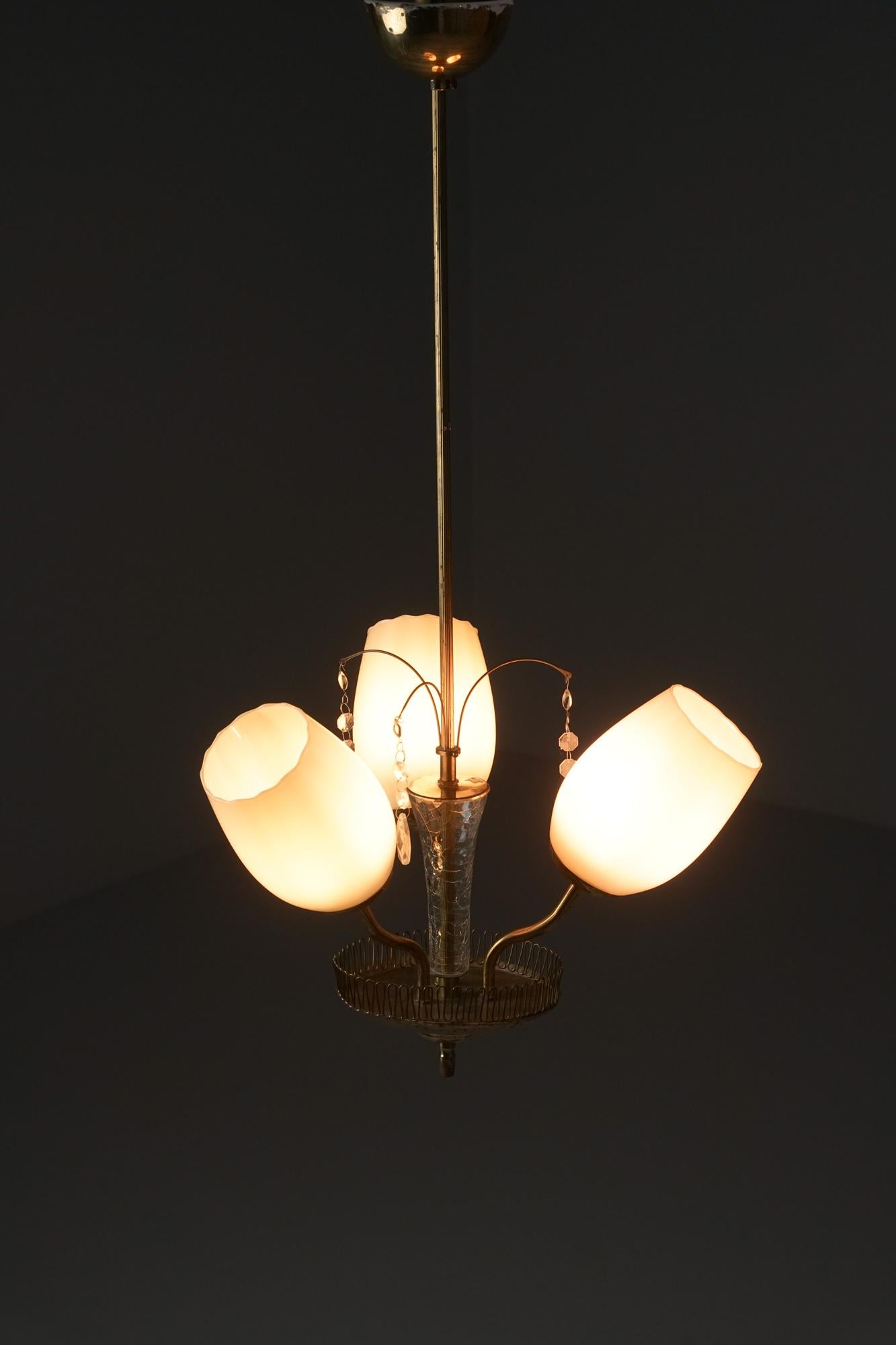 Scandinavian Modern Pendant, Finland, 1950s For Sale 1