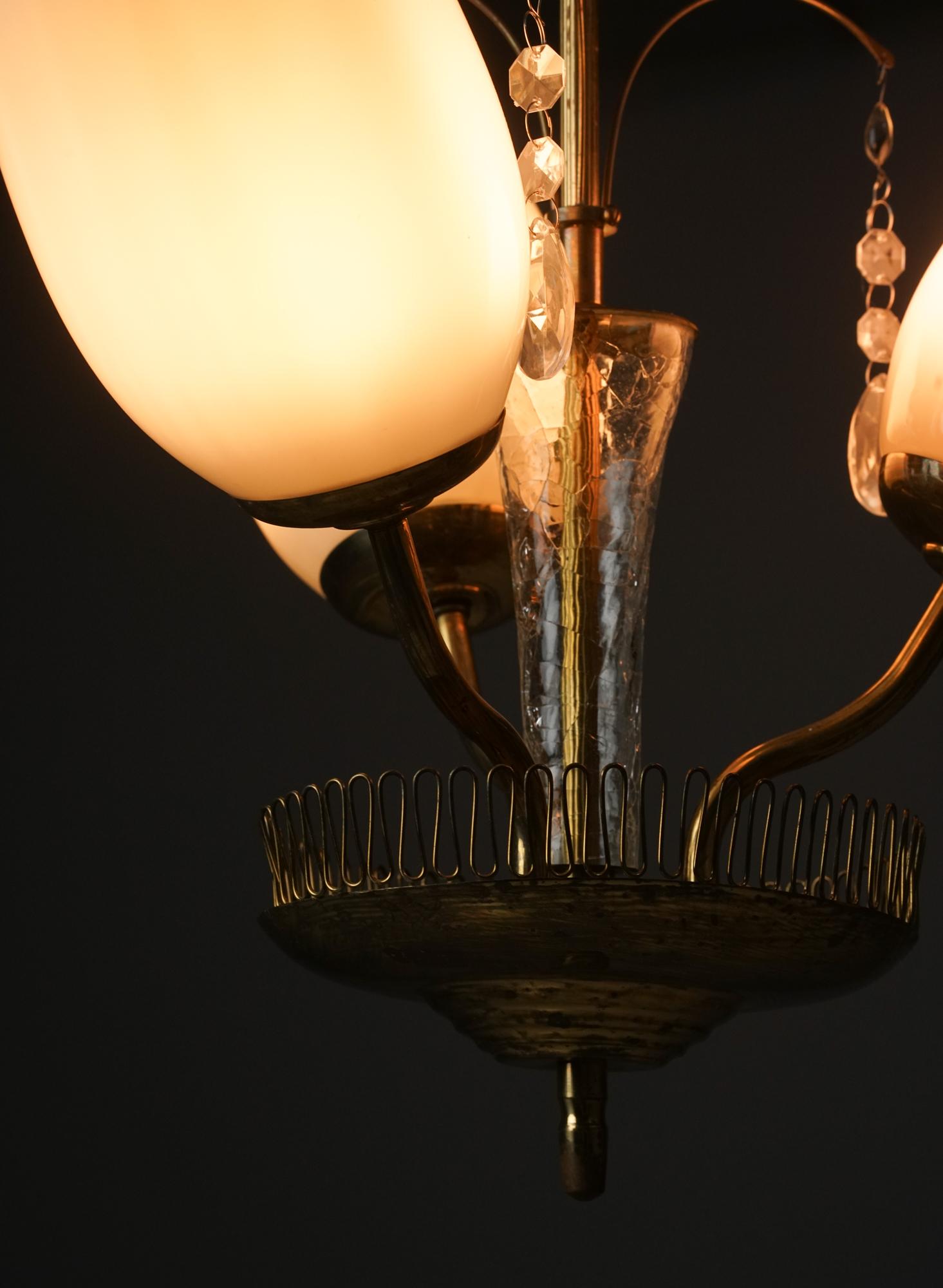 Scandinavian Modern Pendant, Finland, 1950s For Sale 2