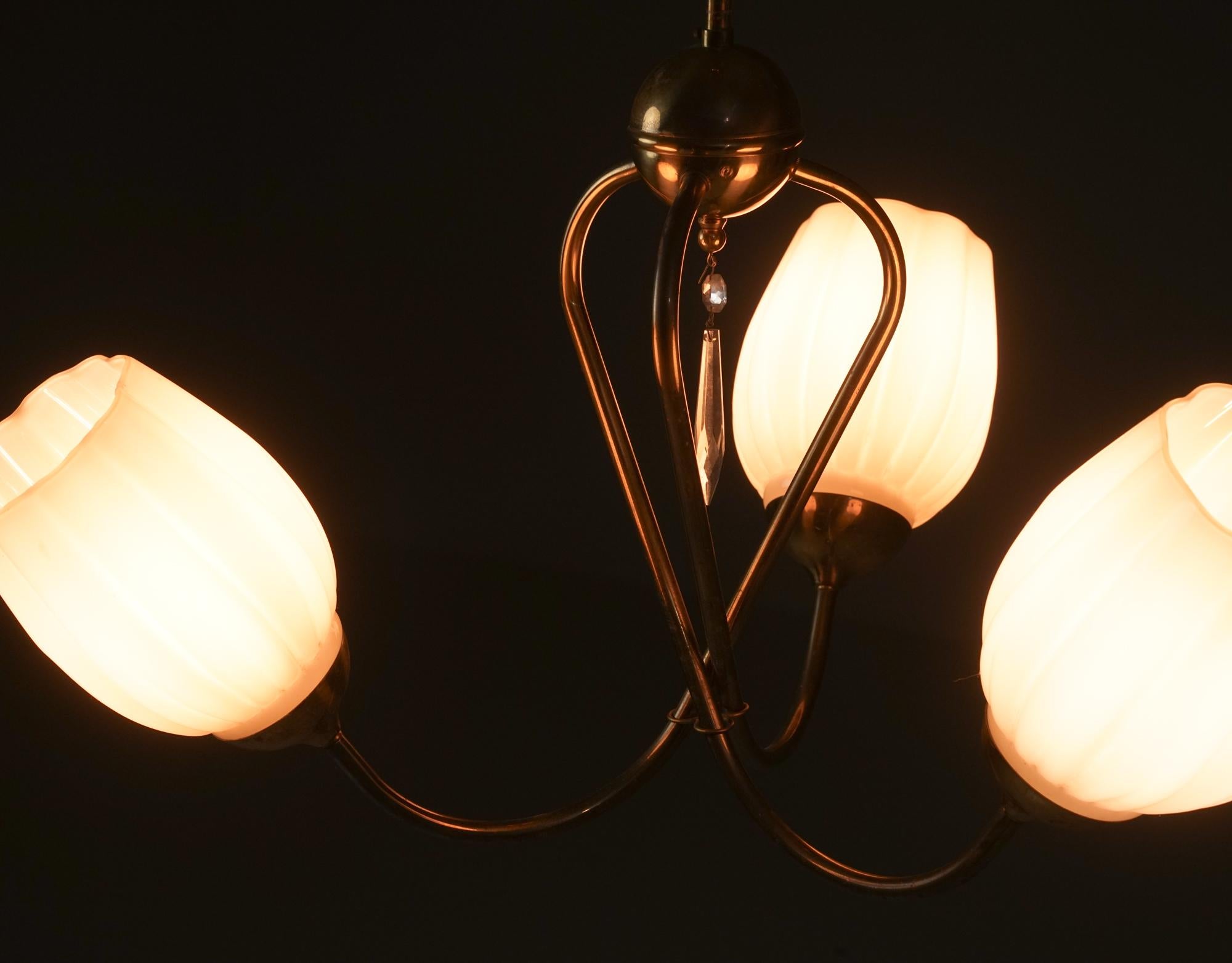Scandinavian Modern Pendant, Finland, 1950s For Sale 4