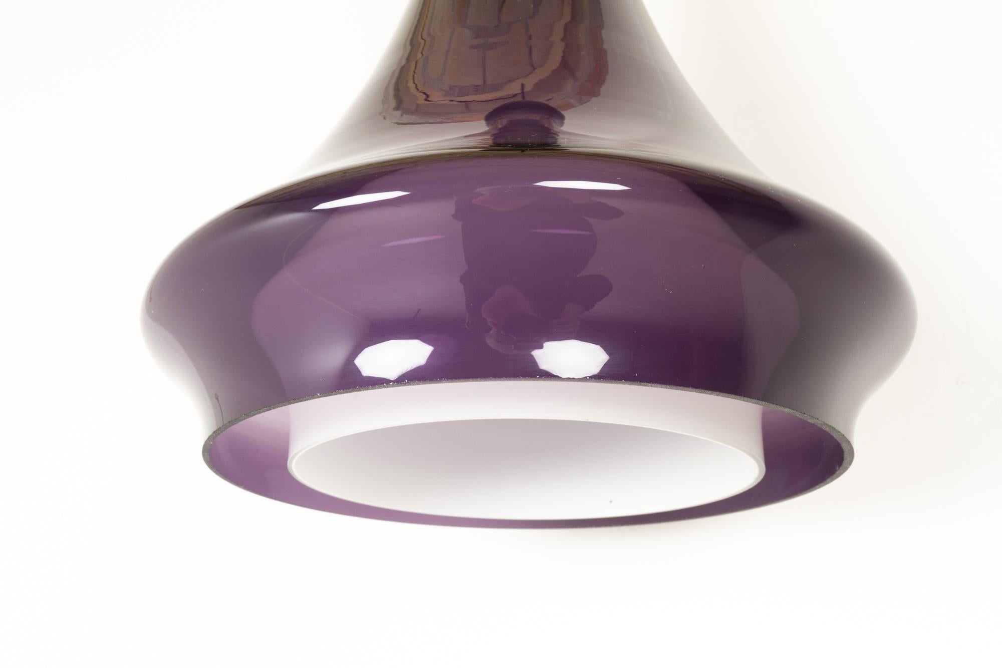 Blown Glass Scandinavian Modern Pendant 