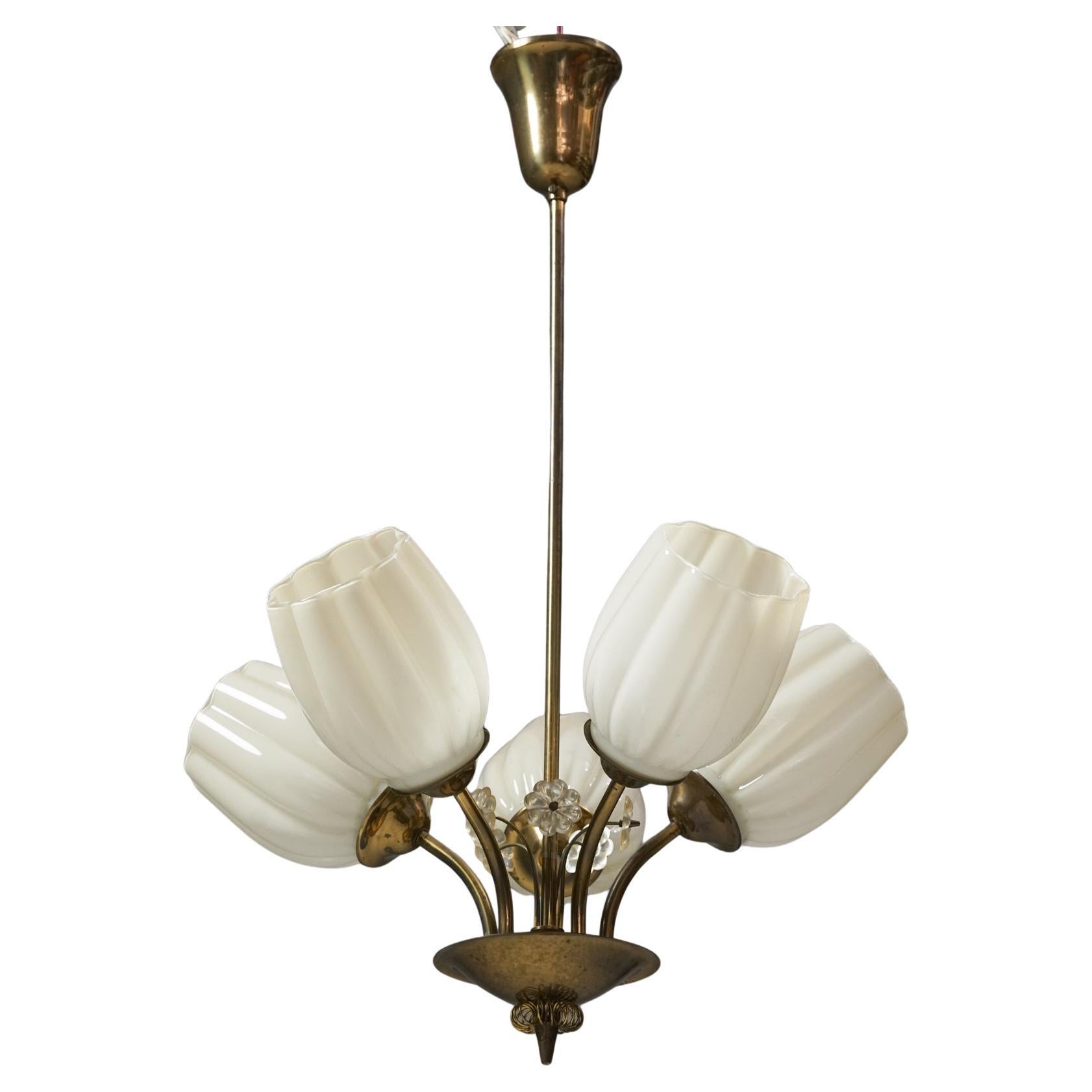 Scandinavian Modern Pendant, Itsu, 1950s