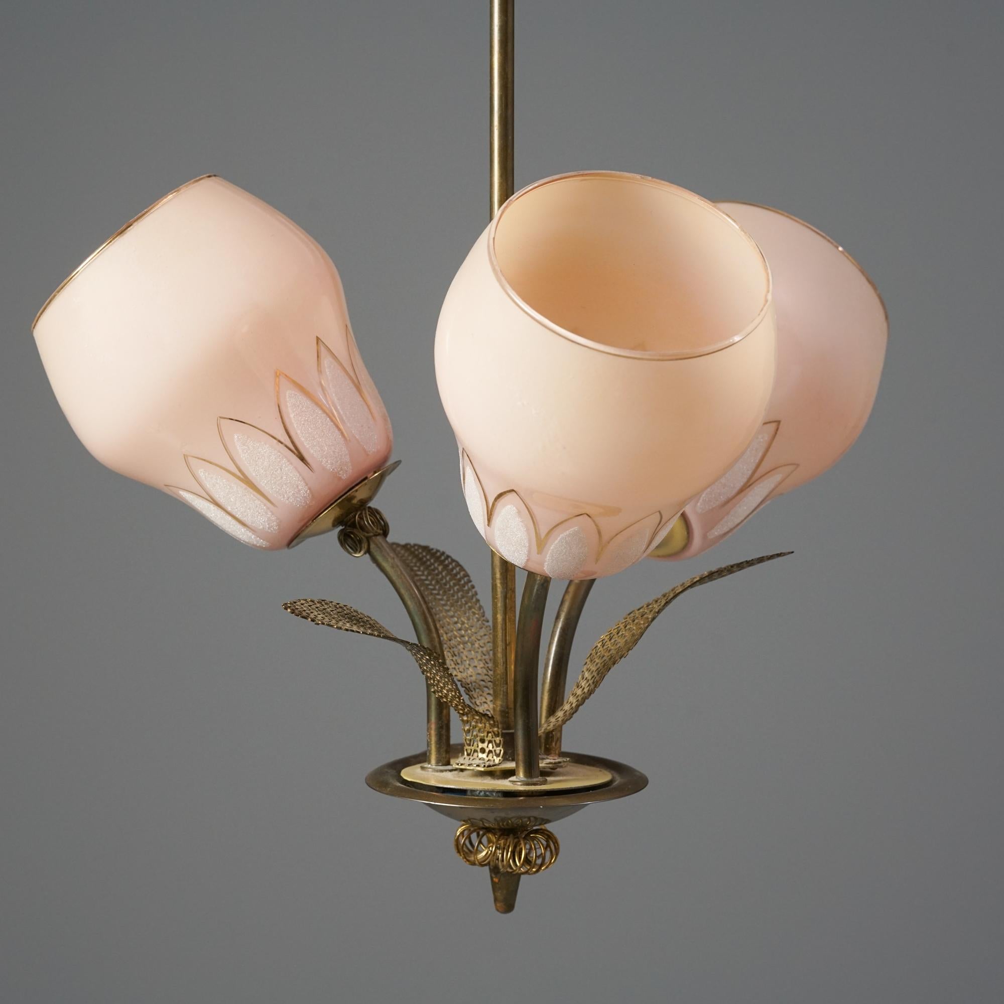 Finnish Scandinavian Modern Pendant, Itsu Oy, Finland, 1950s For Sale