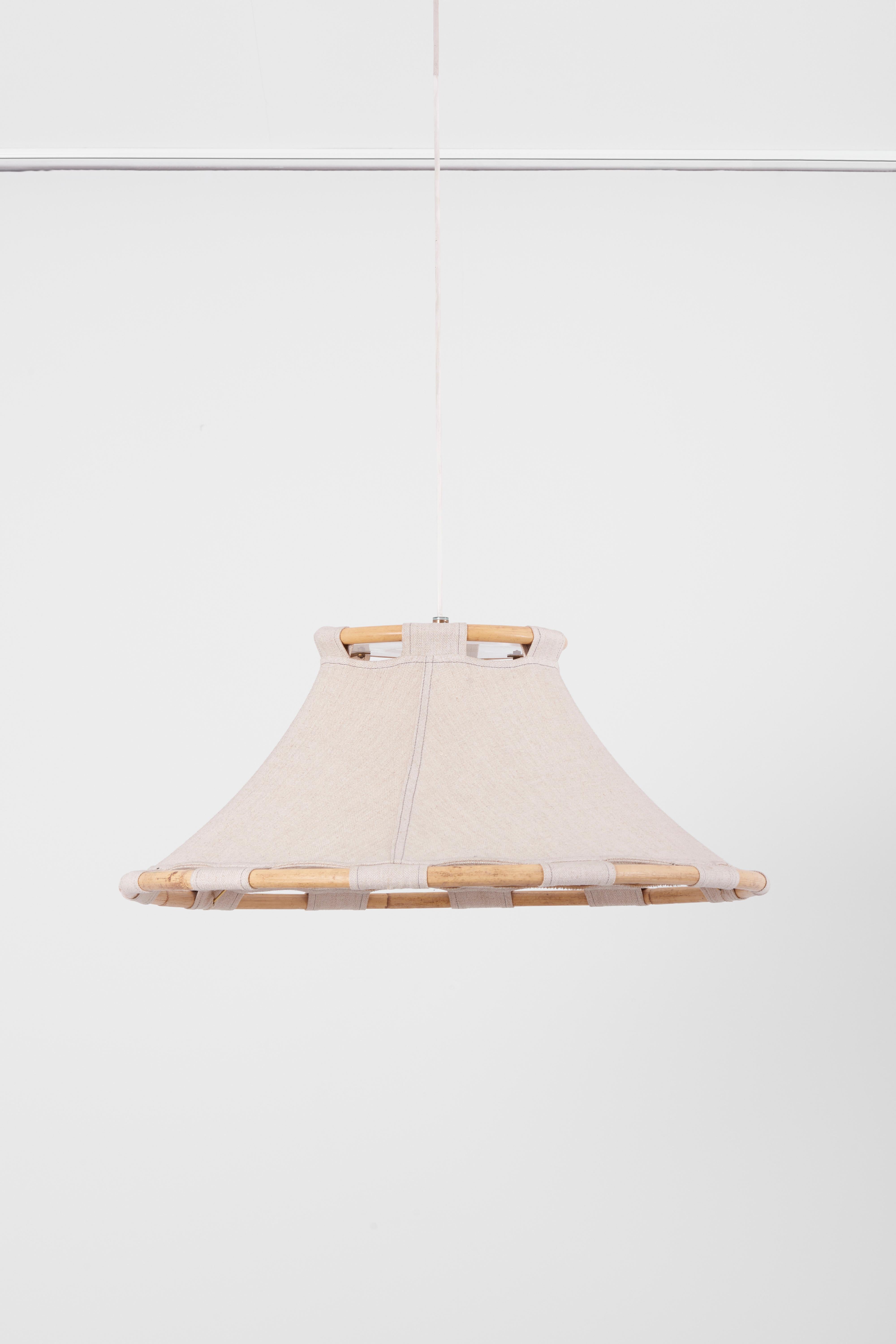 Scandinavian Modern Pendant Lamp by Anna Ahrens for Ateljé Lyktan, Sweden, 1970 In Good Condition In Berlin, DE