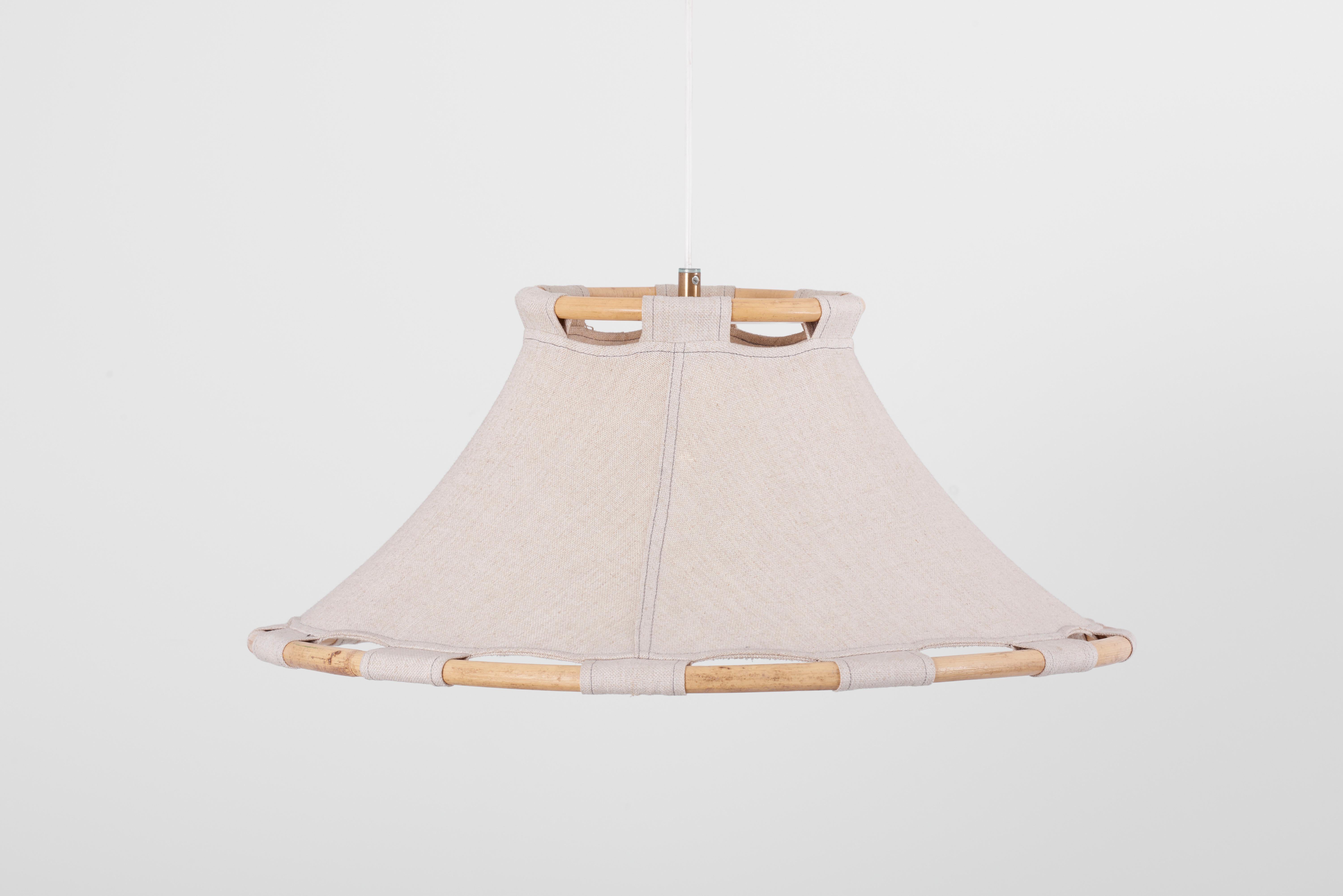 Scandinavian Modern Pendant Lamp by Anna Ahrens for Ateljé Lyktan, Sweden, 1970 1