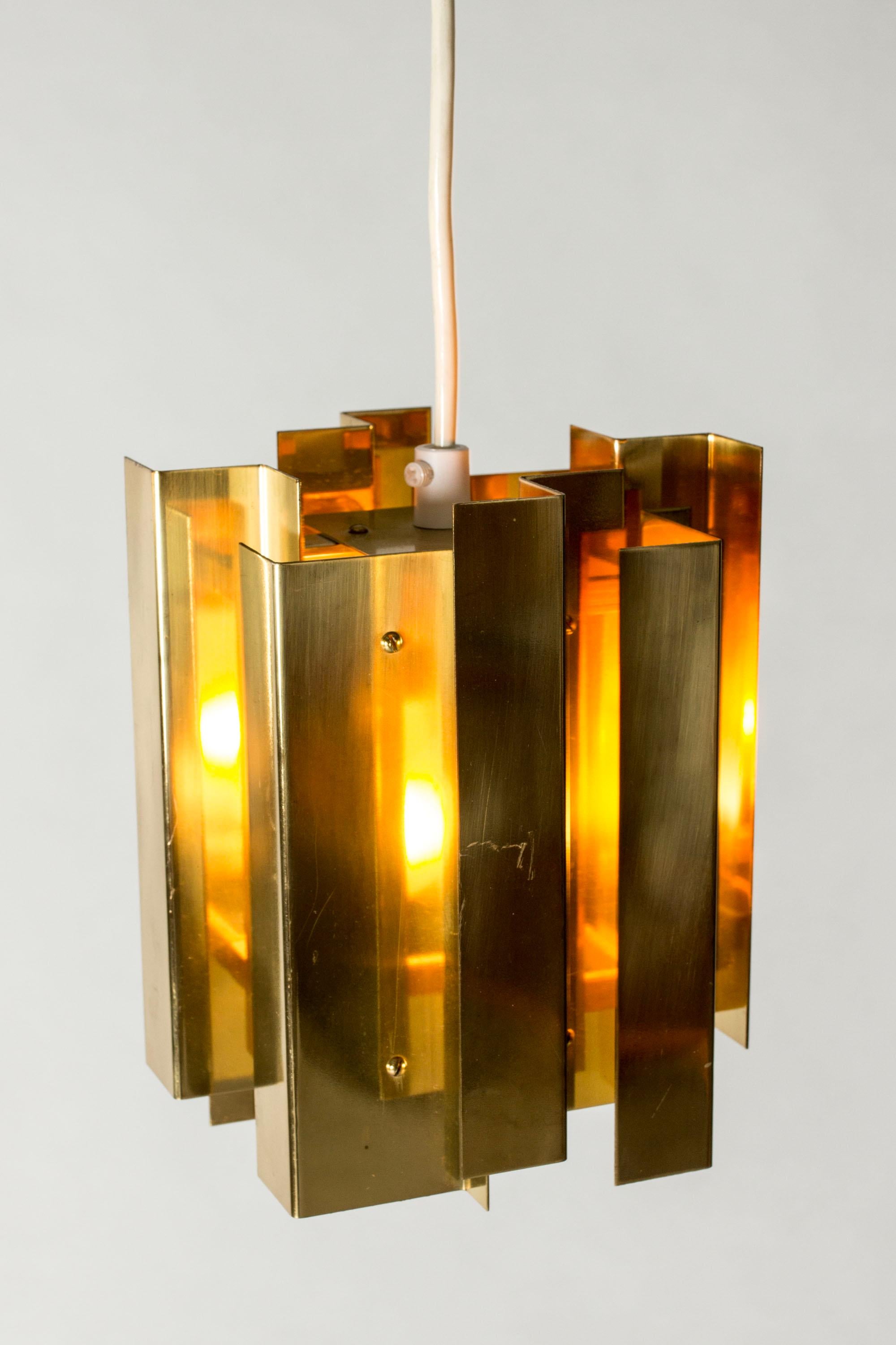 Swedish Scandinavian Modern Pendant Lights by Carl-Axel Acking, Sweden, 1960s For Sale