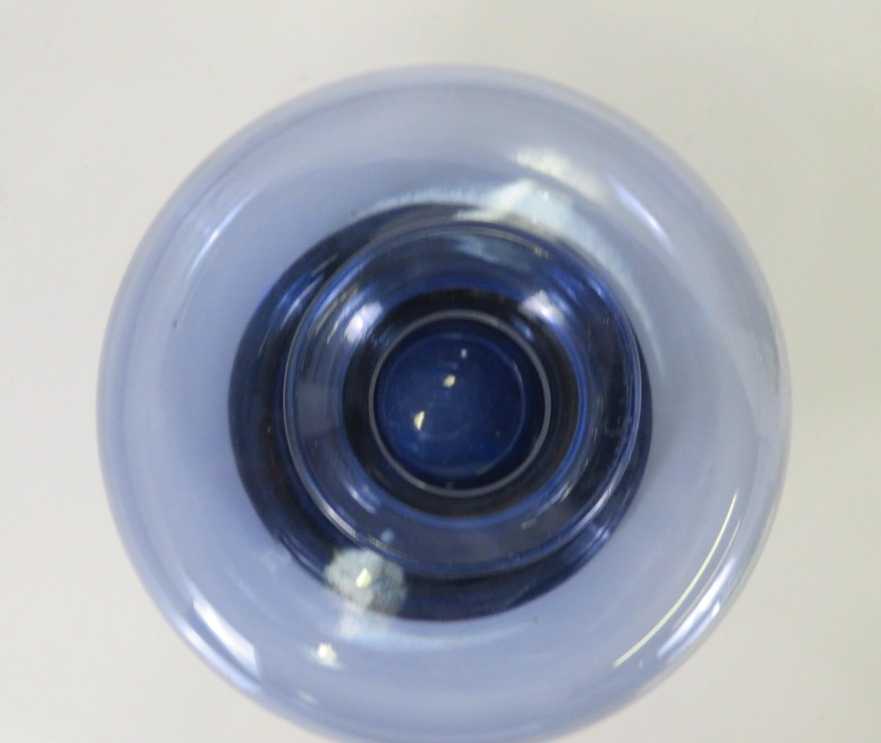 Scandinavian Modern Per Lutken Blown Glass Vessels, Holmegaard Group 3 Pcs 1950 For Sale 10