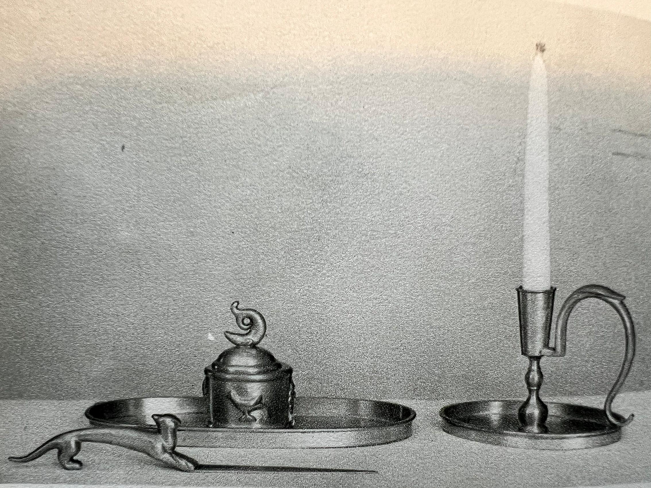 Encrier scandinave moderne en étain, Firma Svenskt Tenn, Suède, 1925 en vente 2