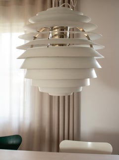 Scandinavian Modern "PH Louvre" Pendant by Poul Henningsen for Louis Poulsen