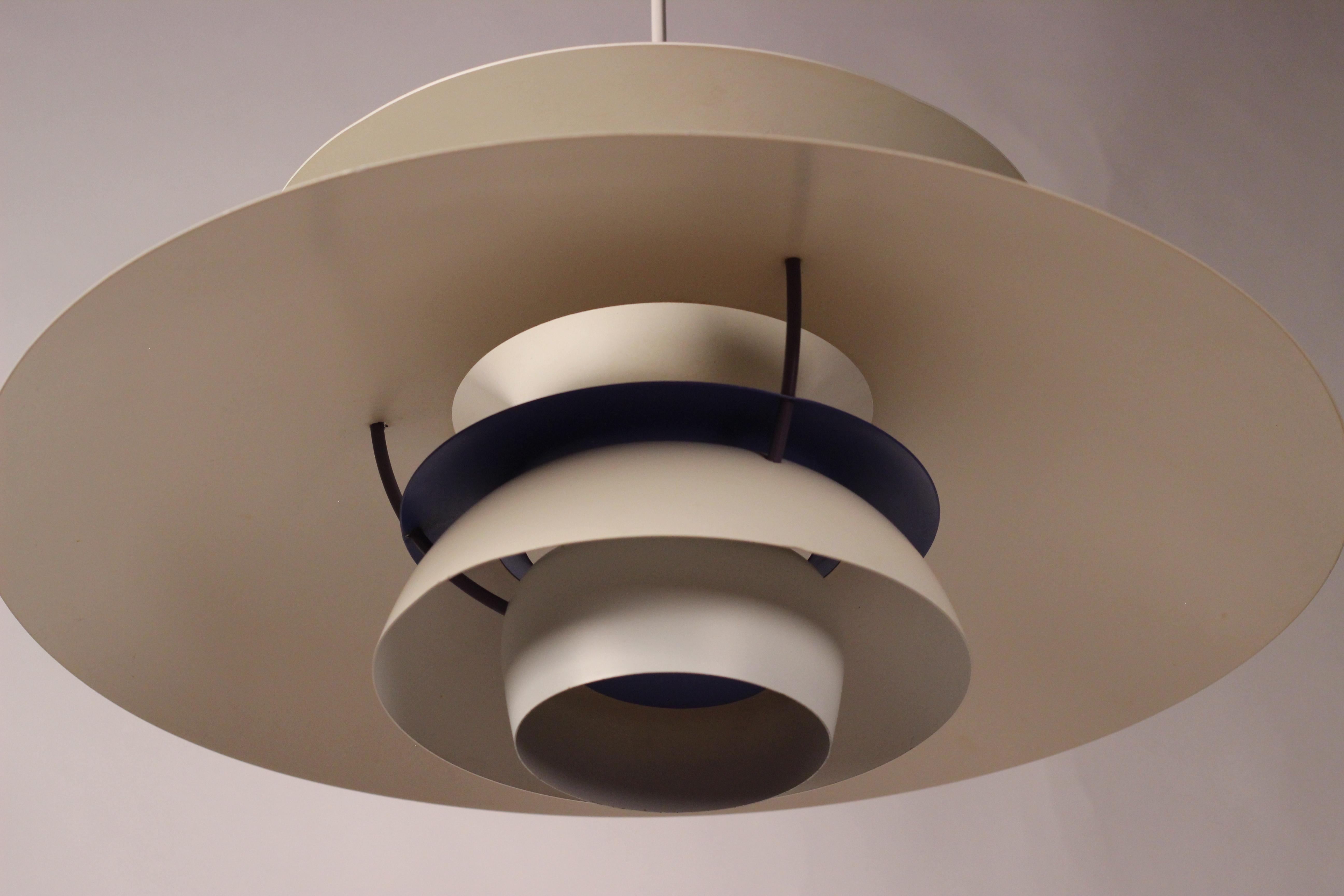 Scandinavian Modern PH5 Pendant Ceiling Light Designed by Poul Henningsen 1960’s 9