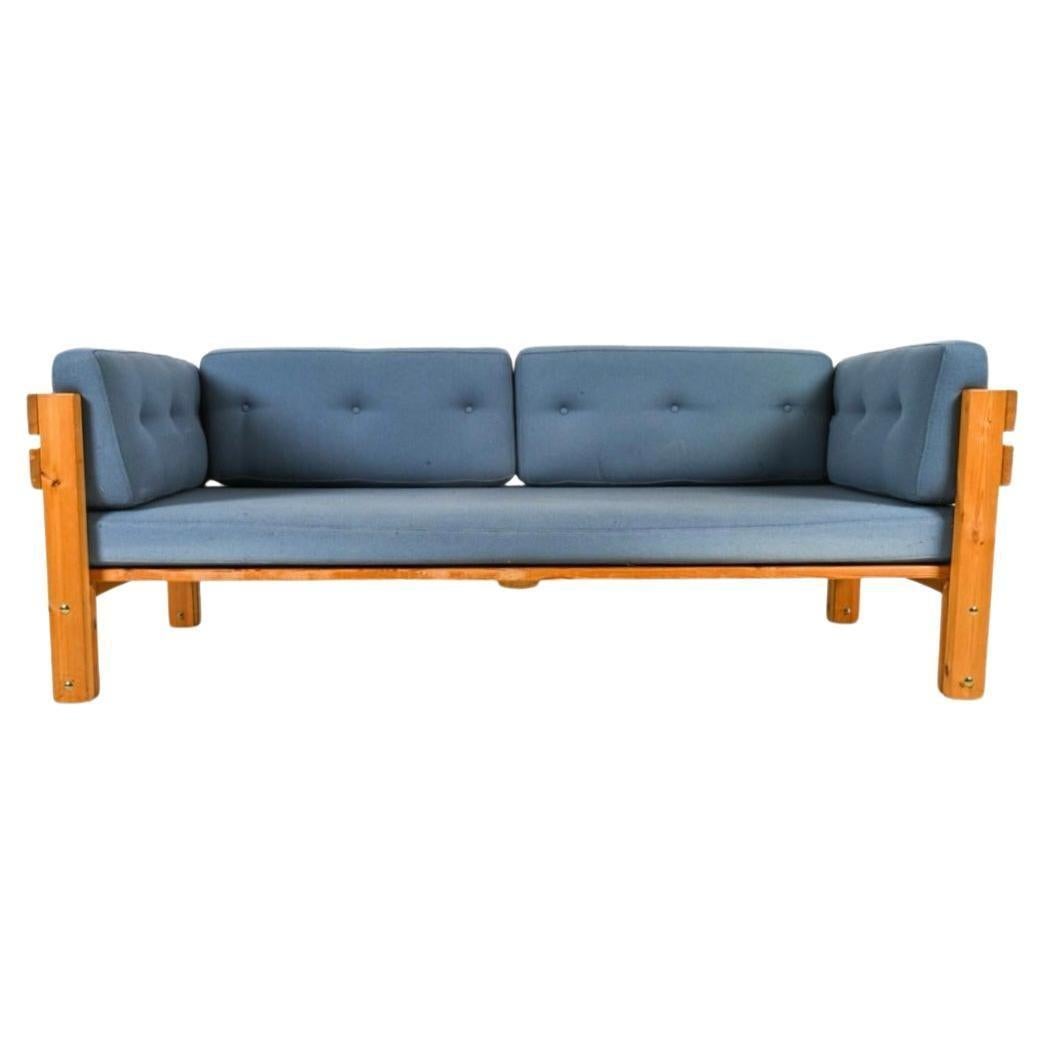 Scandinavian modern pine daybed sofa made in Sweden