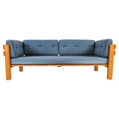 Scandinavian modern pine daybed sofa made in Sweden