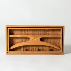 Scandinavian Modern Pine Wall Coat Hanger