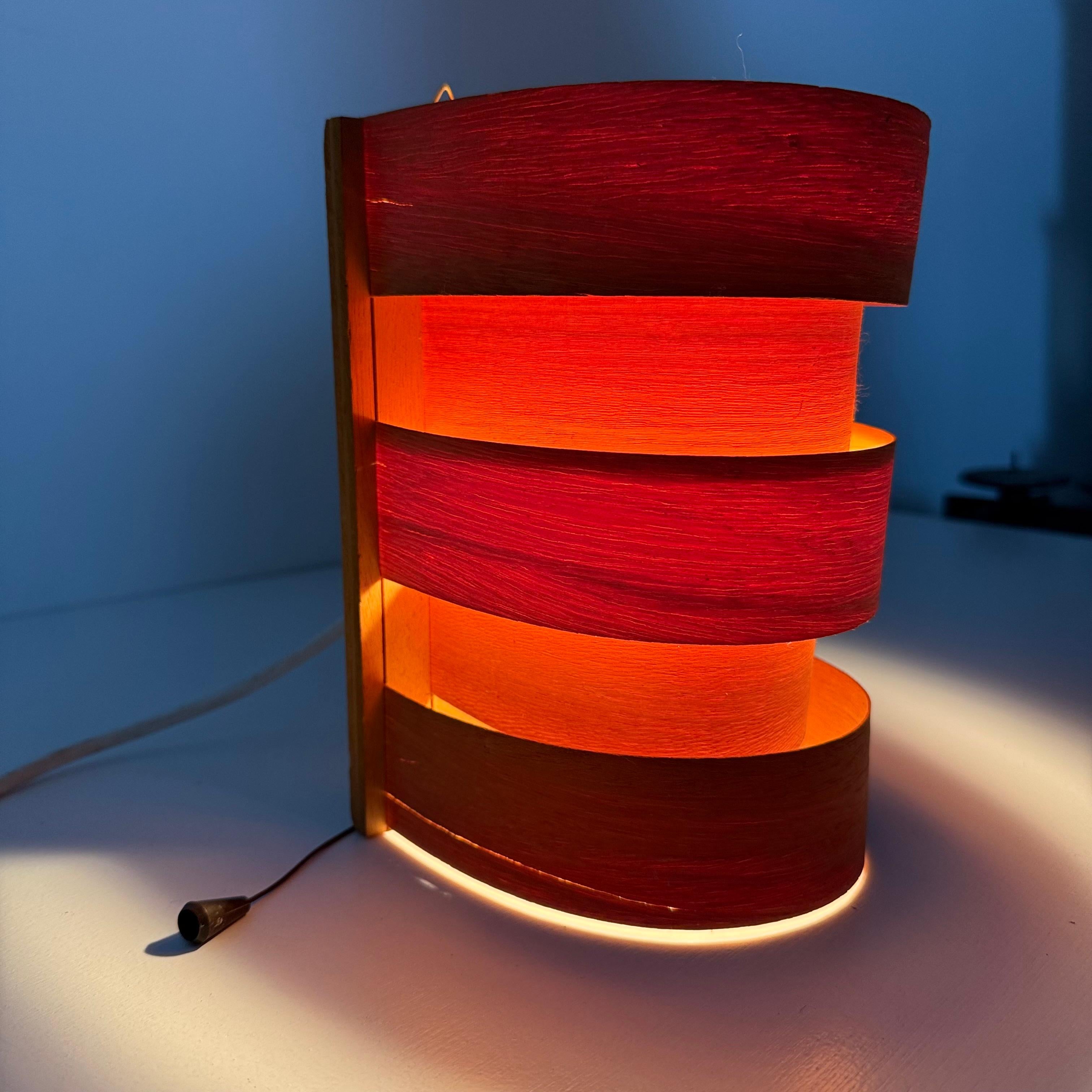 Scandinavian Modern Pine Wall Light by Hans Agne Jakobsson for Markaryd, Sweden For Sale 1