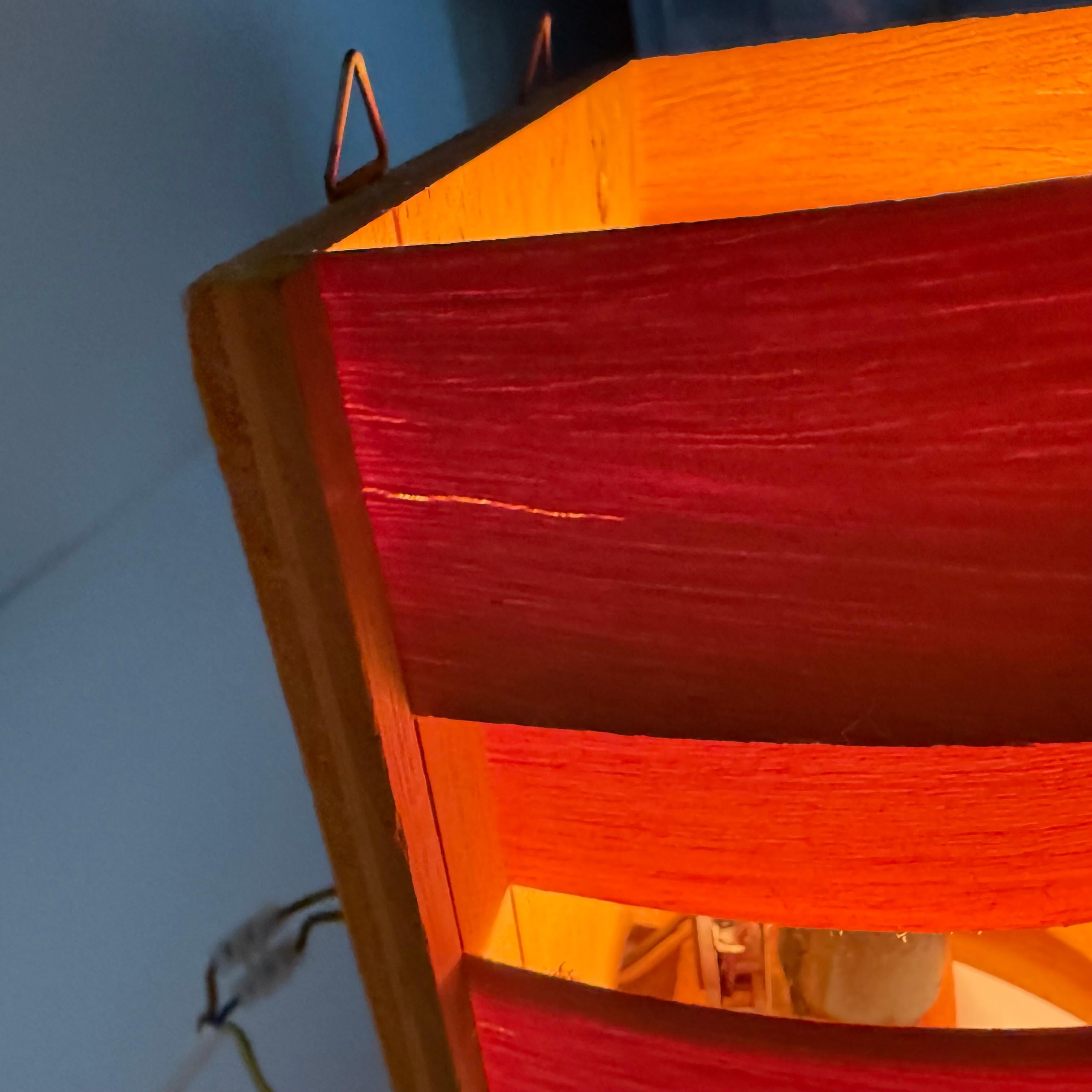 Scandinavian Modern Pine Wall Light by Hans Agne Jakobsson for Markaryd, Sweden For Sale 2