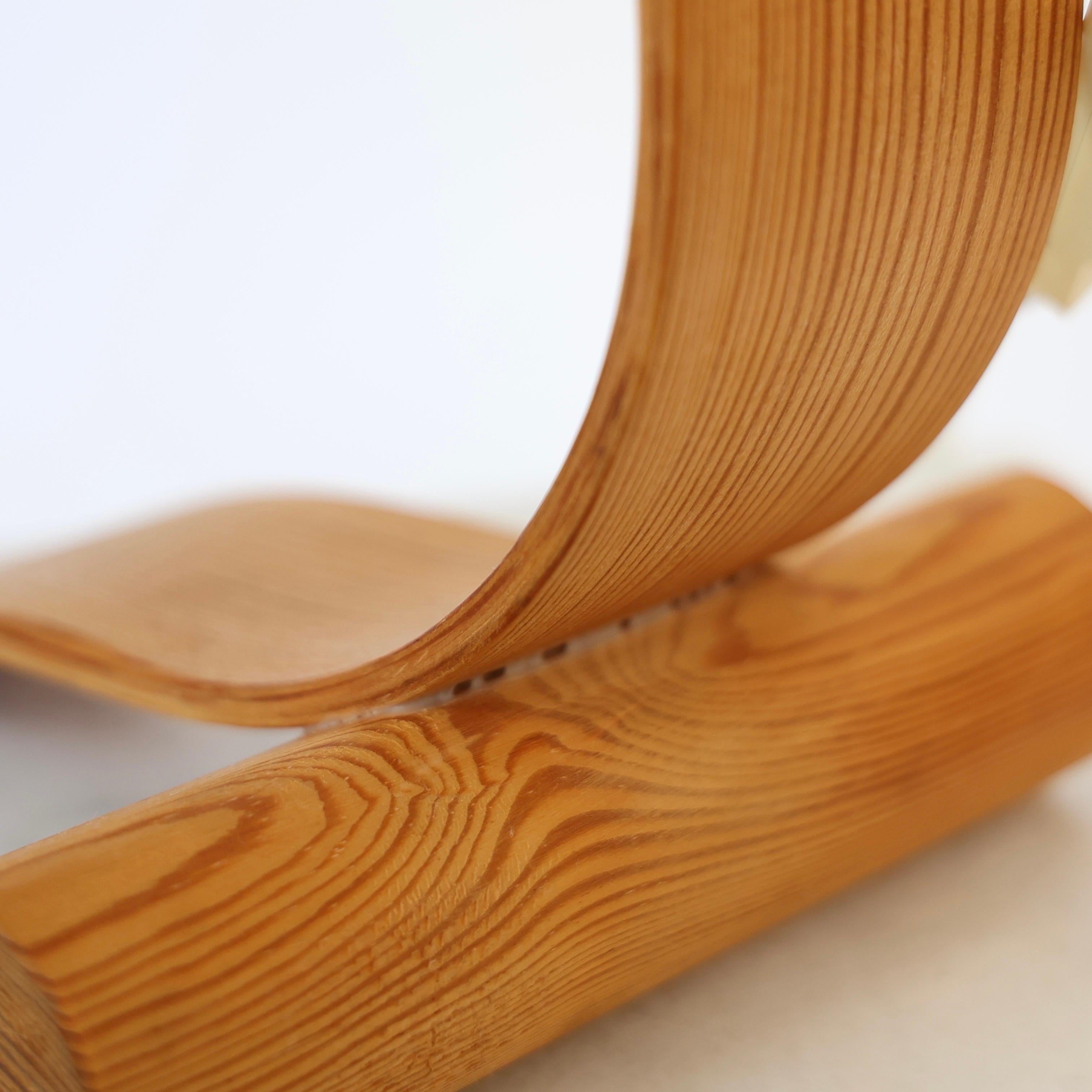 Lampe de table The Modern Scandinavian Wood par Aneta, années 1970, Suède en vente 7