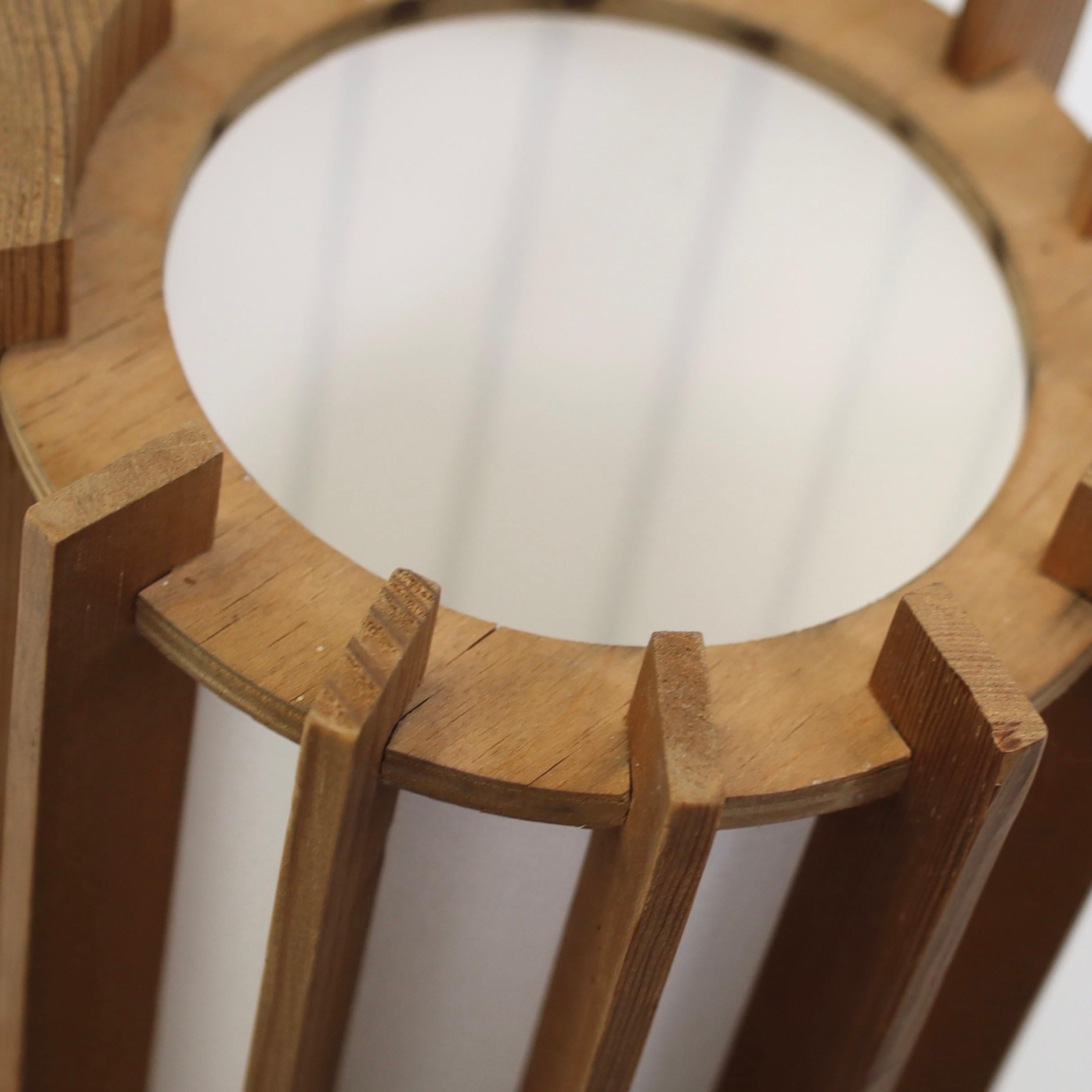 Scandinavian Modern Pine wood Wall lamps by Ib Fabiansen, 1960s, Denmark For Sale 2