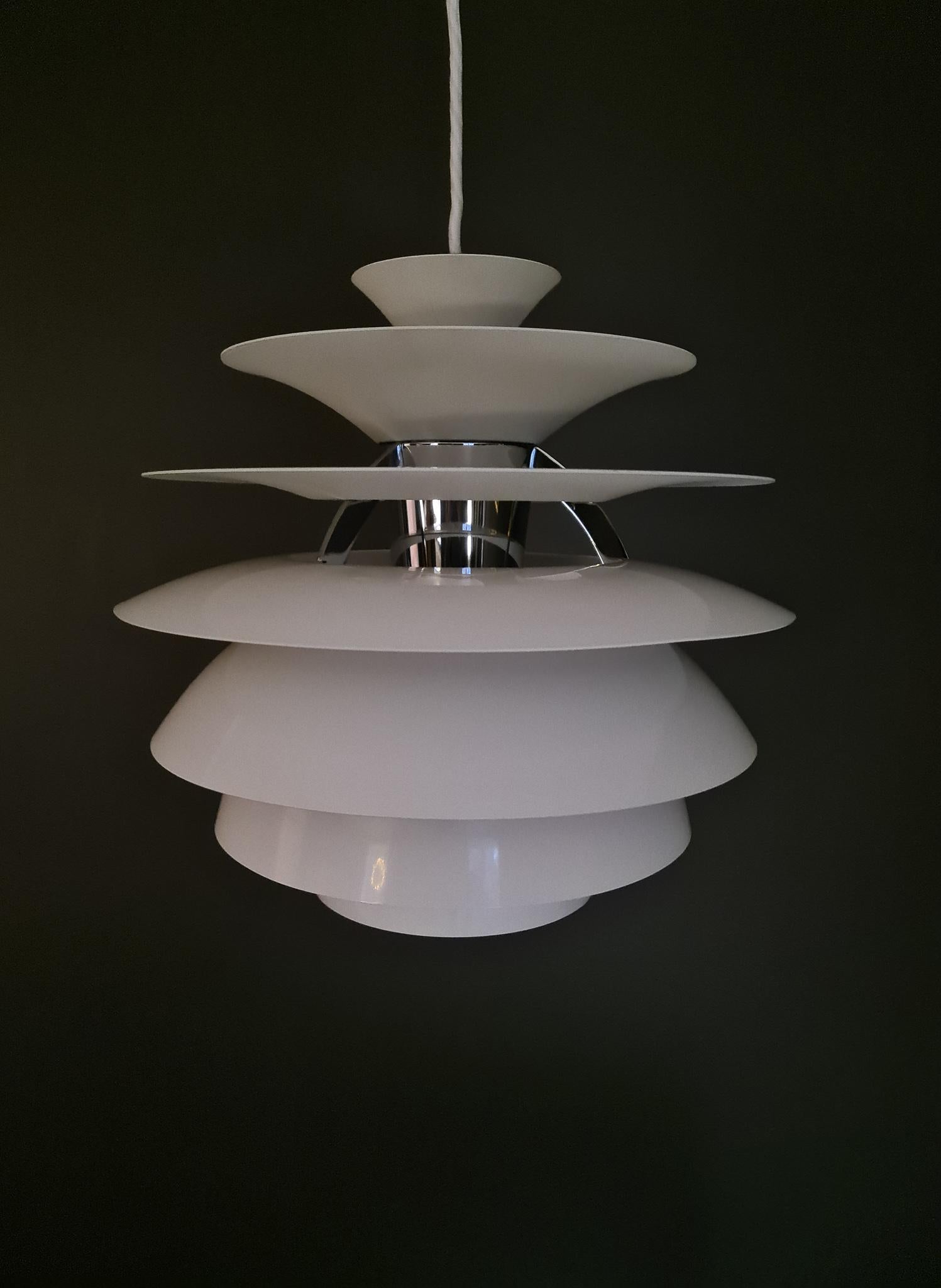 Danish Scandinavian Modern Poul Henningsen PH Snowball Pendant Light