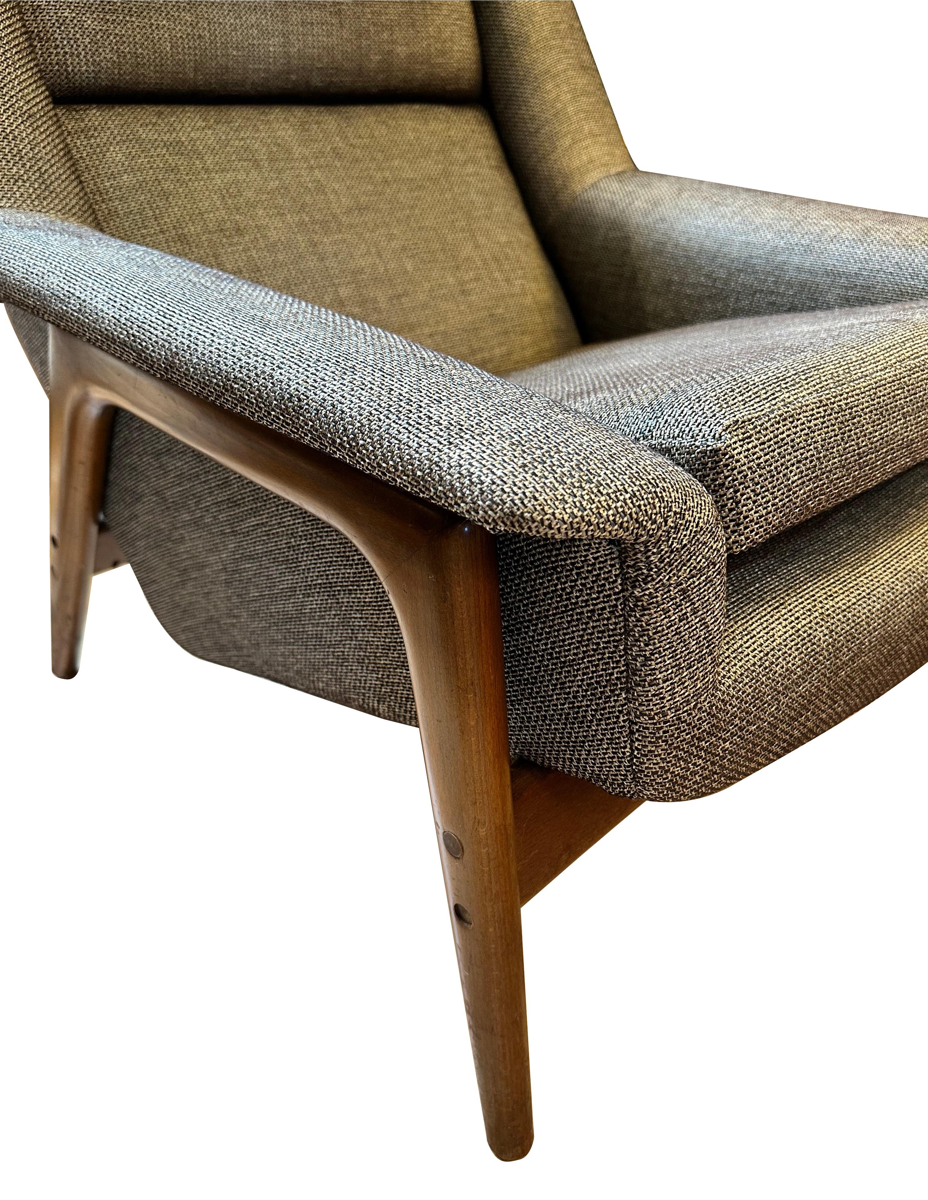 Scandinavian Modern Profil Lounge Chair by Folke Ohlsson for Dux Sweden 5