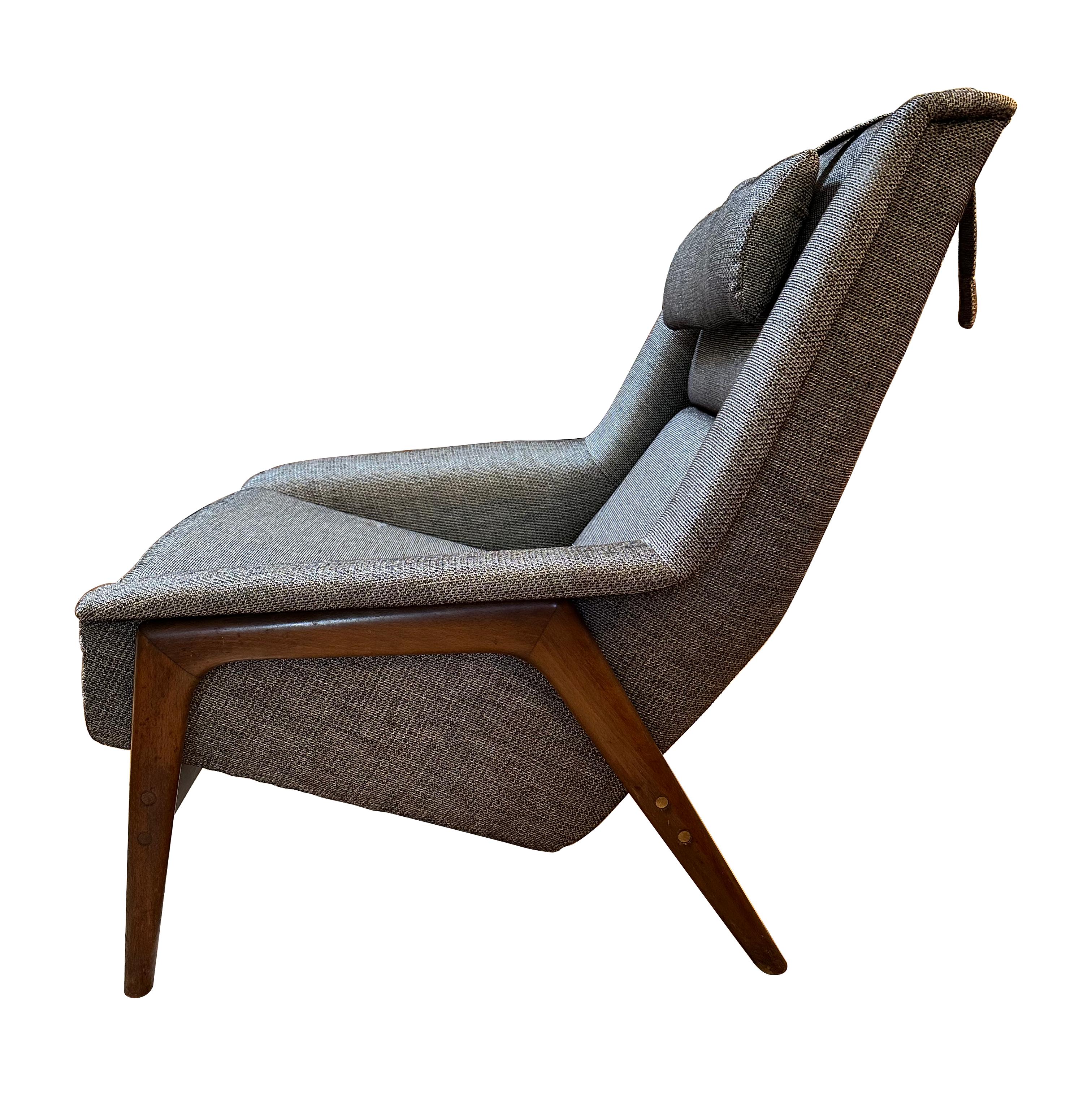 Upholstery Scandinavian Modern Profil Lounge Chair by Folke Ohlsson for Dux Sweden