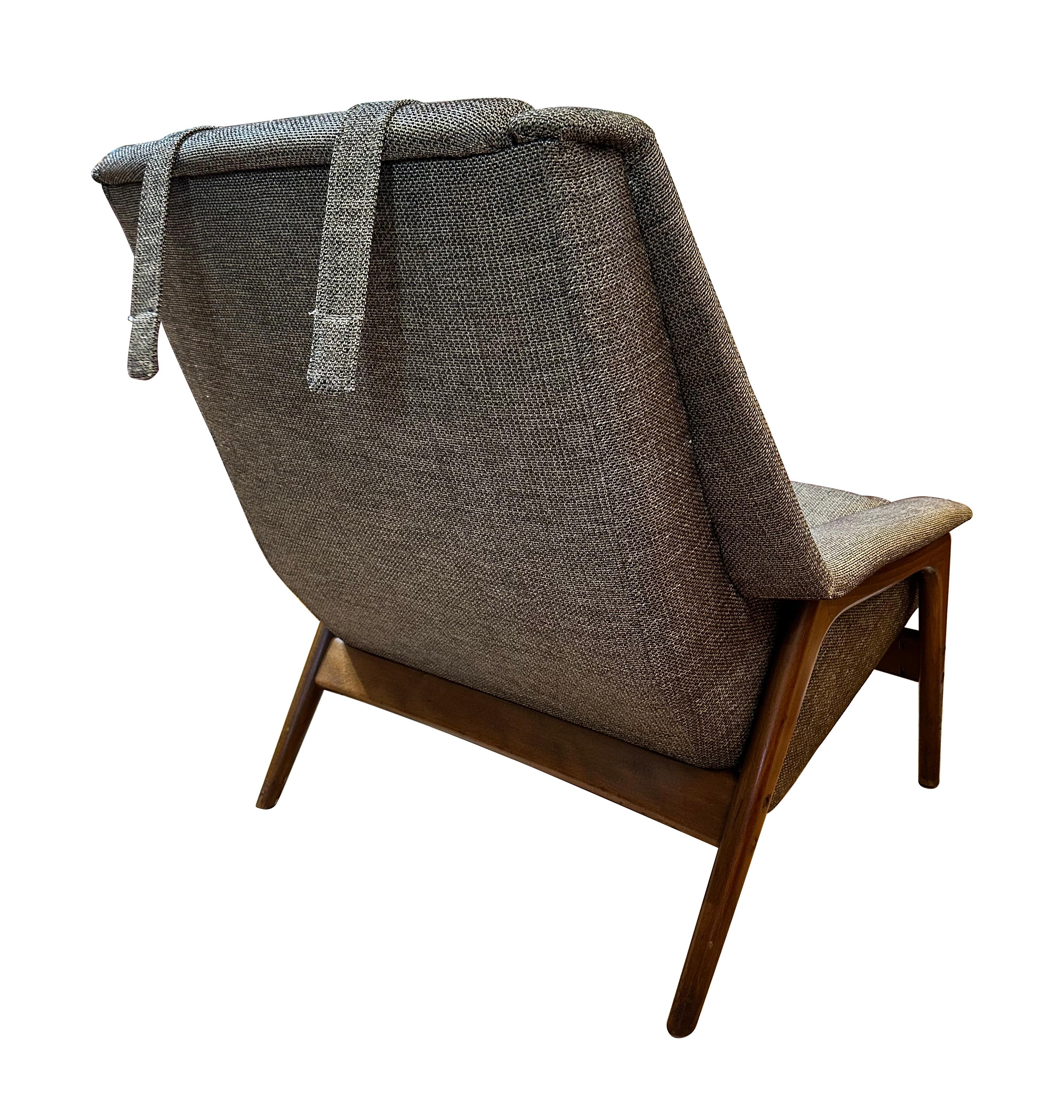 Scandinavian Modern Profil Lounge Chair by Folke Ohlsson for Dux Sweden 2