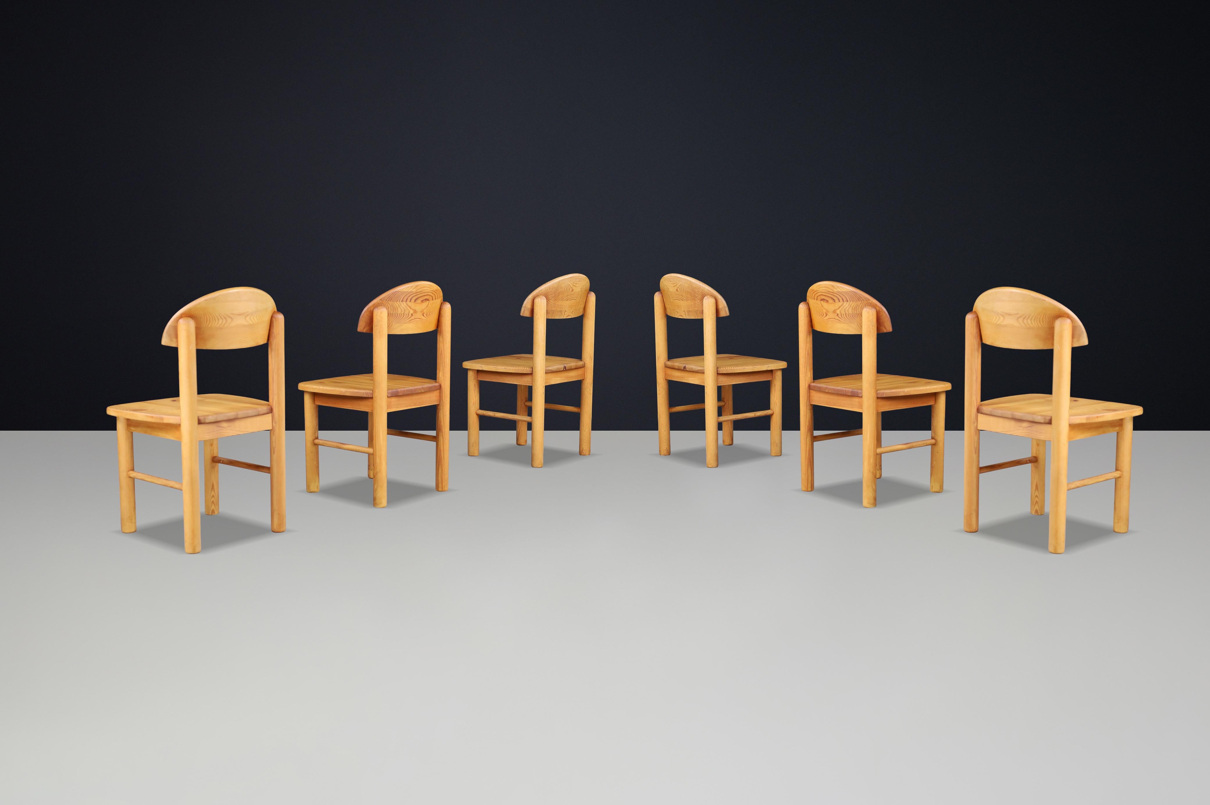 Danish Scandinavian Modern Rainer Daumiller Dining Set/6 Chairs, Denmark, 1970s For Sale